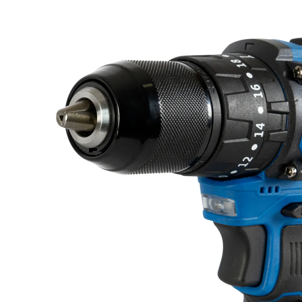 Kit taladro percutor inalambrico brushless 16,8V + Atornilador de impacto inalambrico brushlless 16,8V