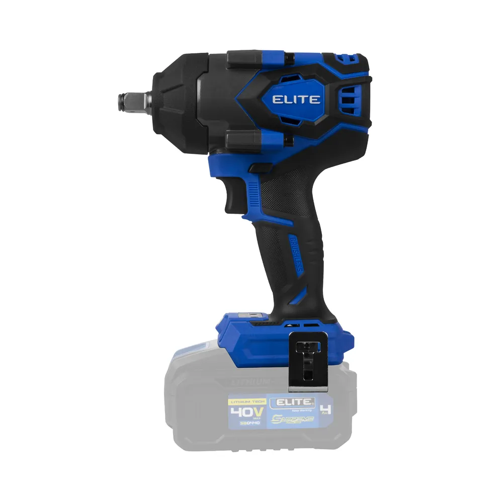 LLAVE DE IMPACTO INALÁMBRICA 1/2” SIN ESCOBILLAS BTM (BRUSHLESS TECH MOTOR) (NO INCLUYE BATERÍA NI CARGADOR)