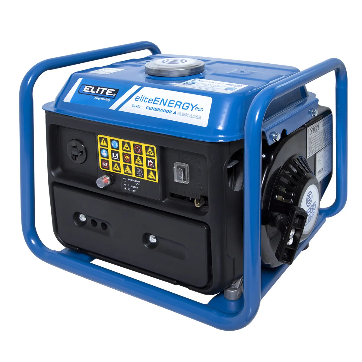 Generador eléctrico a gasolina 950W ELITE