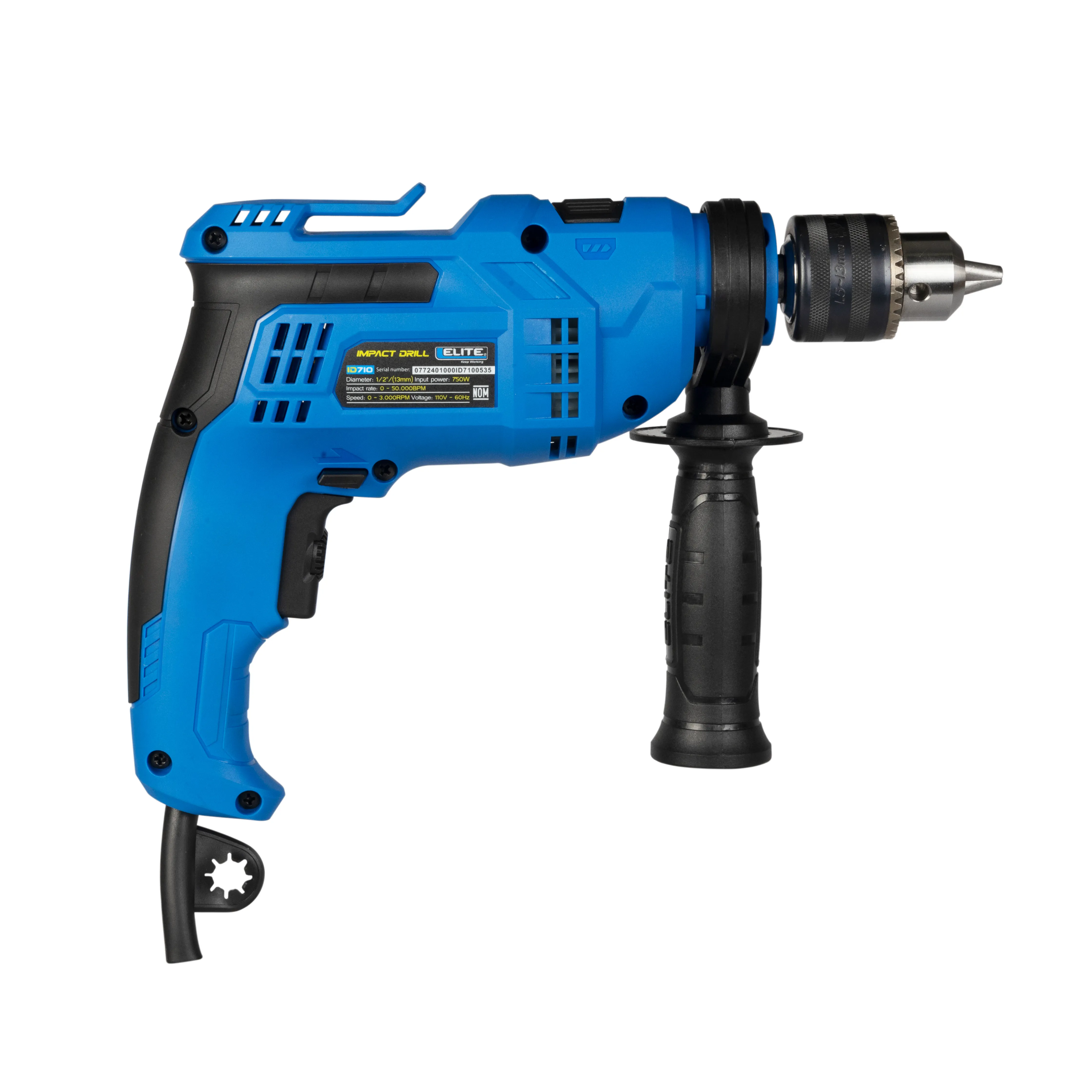 Taladro Percutor 1/2"-13mm / 750 Watts 110V-60HZ