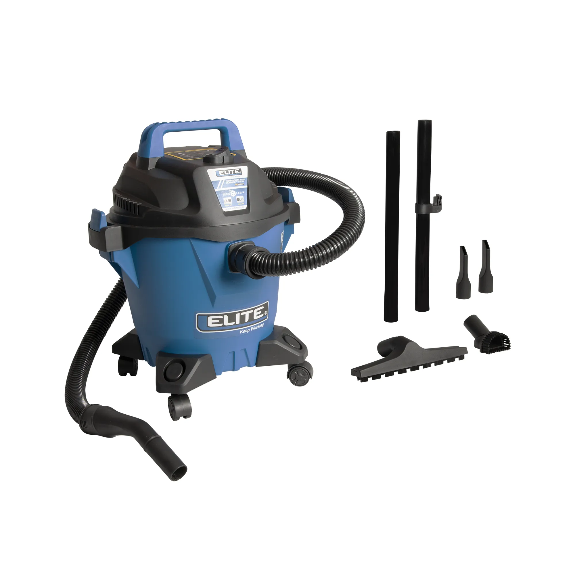 Aspiradora 3.5 Hp 19 L / 5.0 G Húmedo / seco ELITE