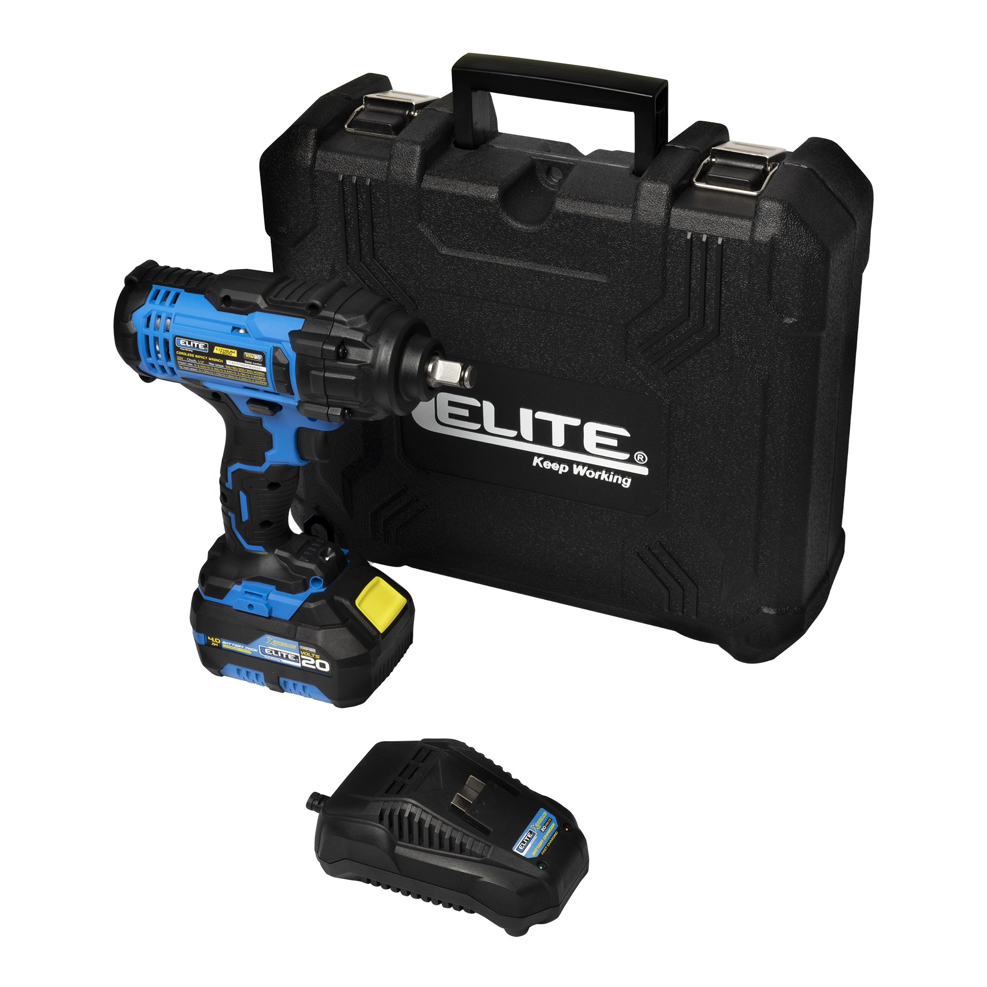 Llave de impacto inalámbrica 20V Eje 1/2" 2.300RPM Ref. XIW20 ELITE