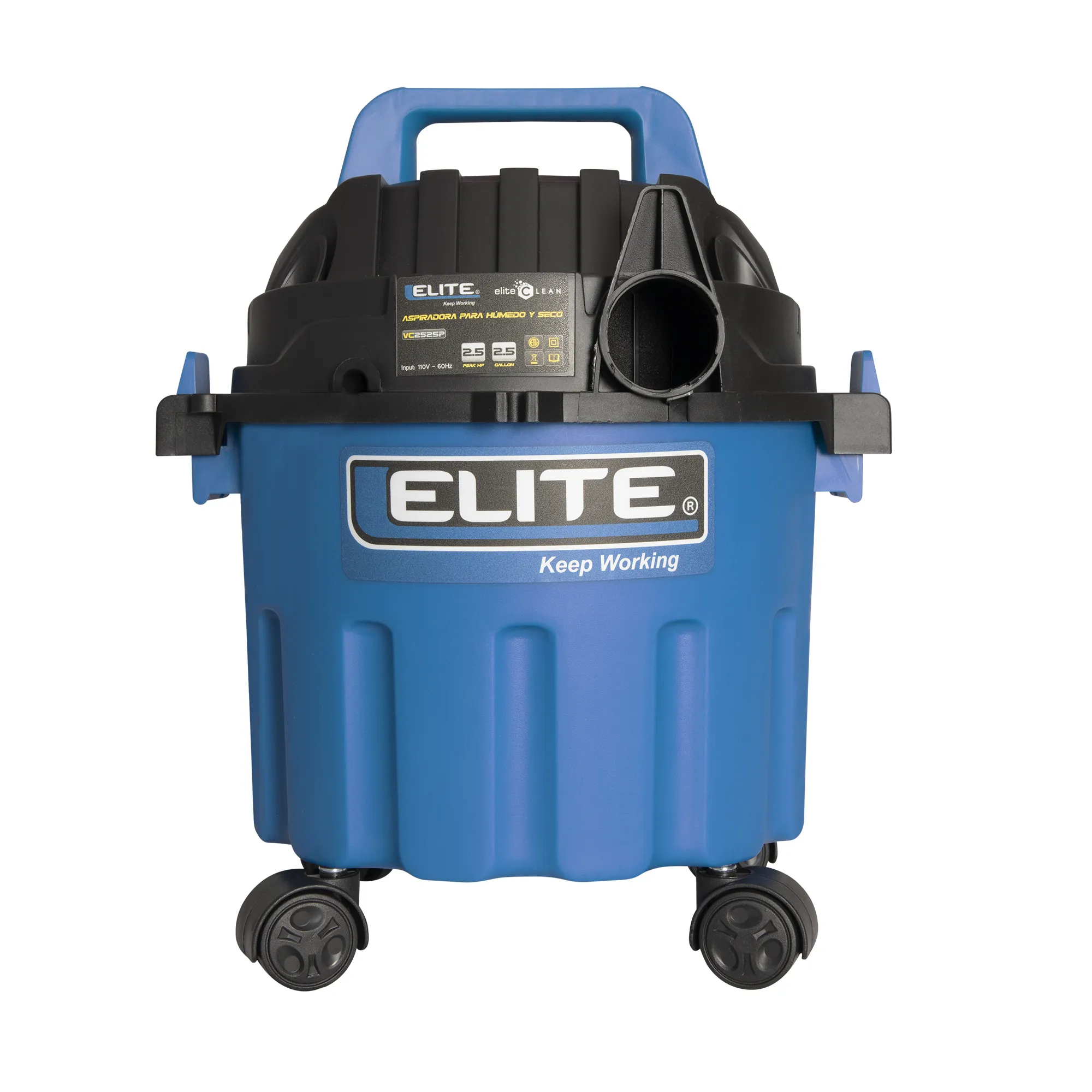 Aspiradora 2.5 Hp 9.5 L / 2.5 G Húmedo / seco ELITE