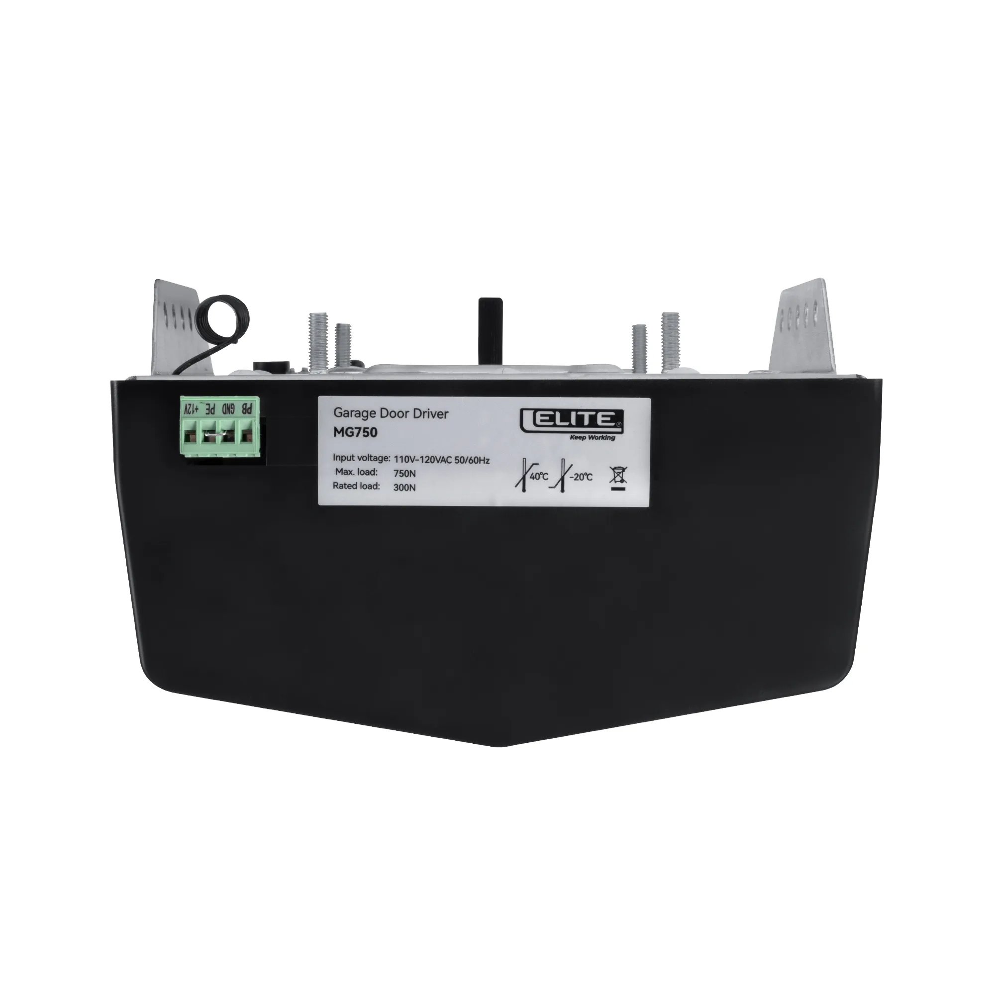 Sistema de apertura para puertas de garaje seccionales de alta velocidad para puertas de hasta 100Kg. 24V. 1/2 Hp (750N). LIFT 750 MG750
