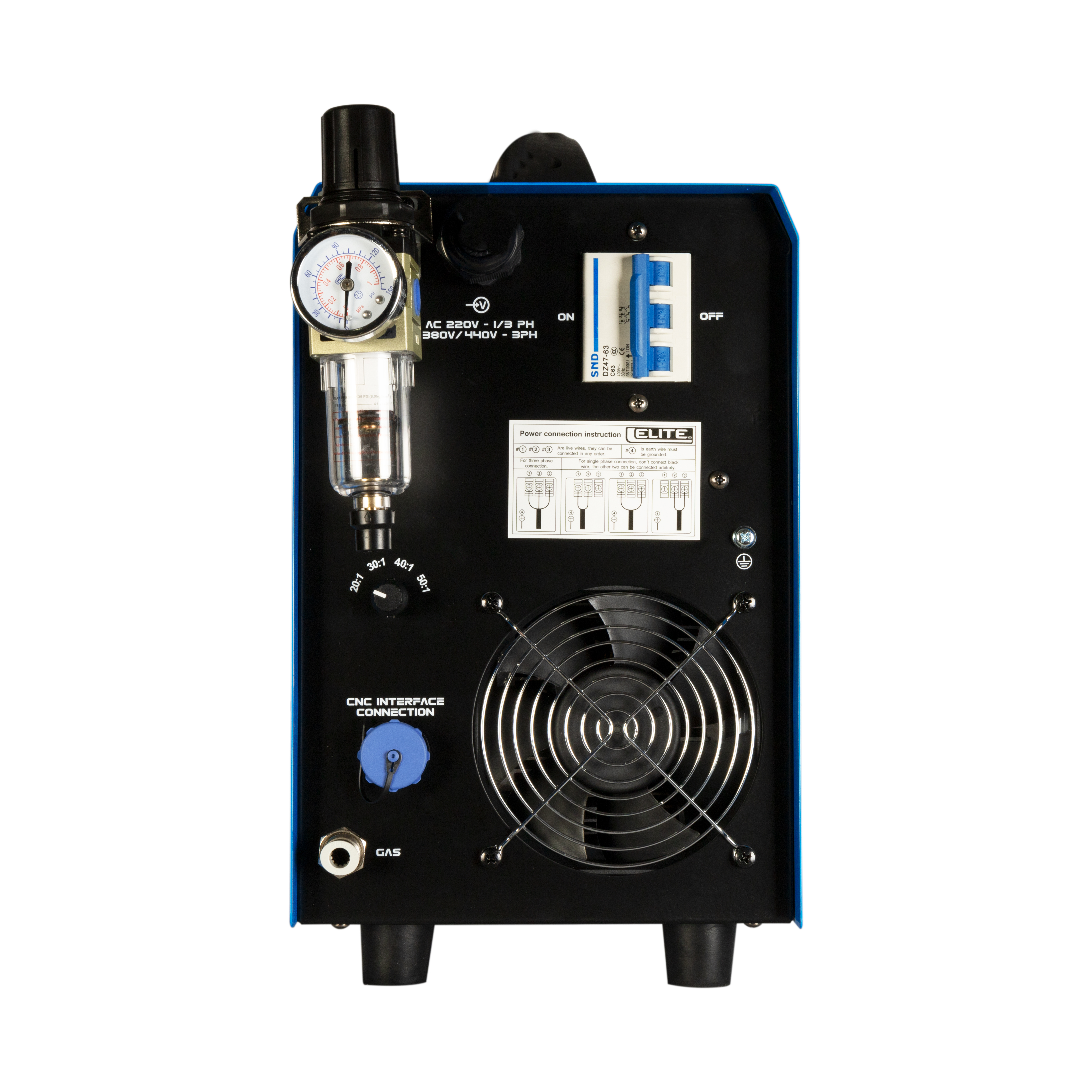 CORTADOR POR PLASMA ELITE SIC60MVP MULTI VOLTAGE 60A CNC READY 220/380/440V