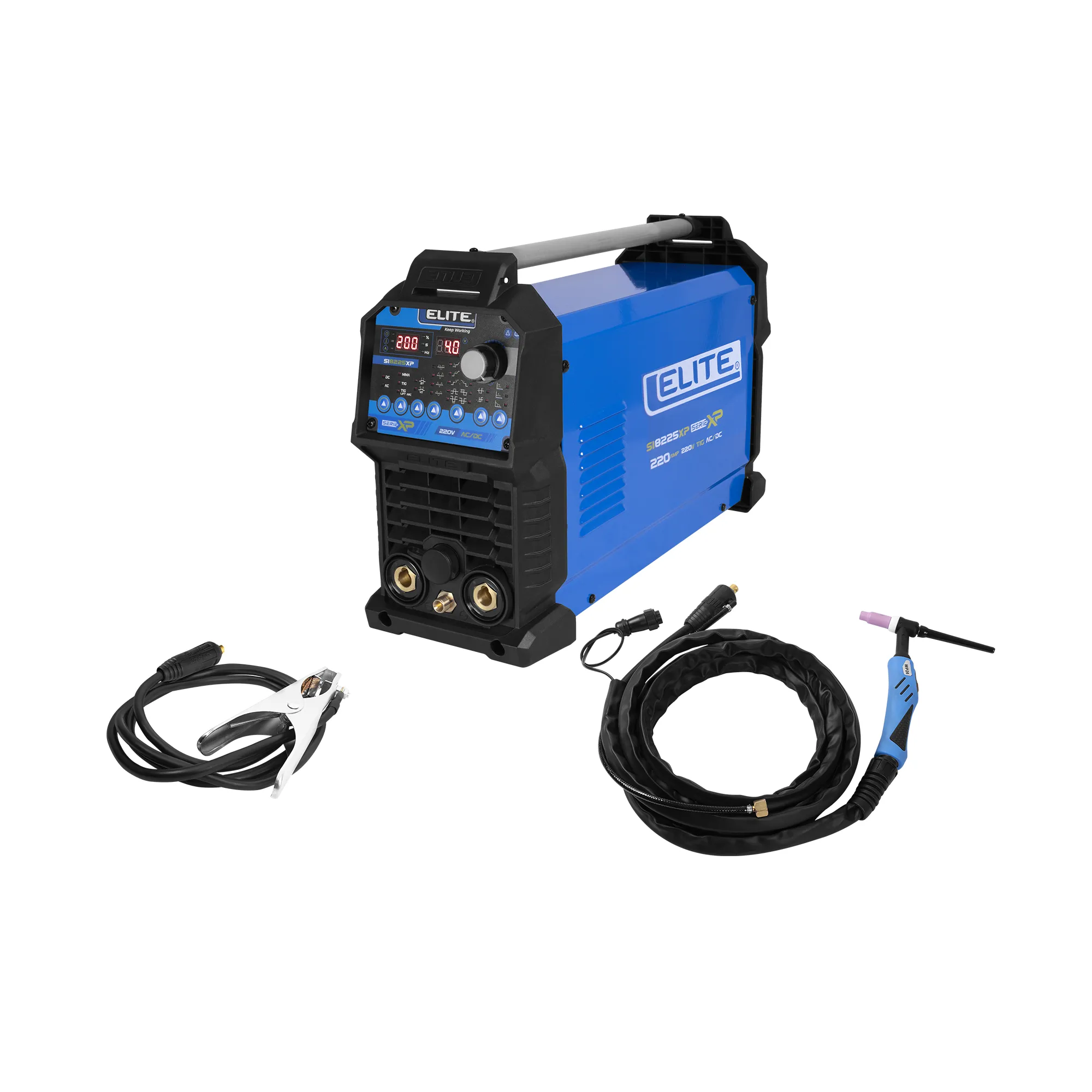 Soldador inversor TIG/MMA HF AC/DC 220V 220A XP - ELITE TIG AC/DC 225 XP
