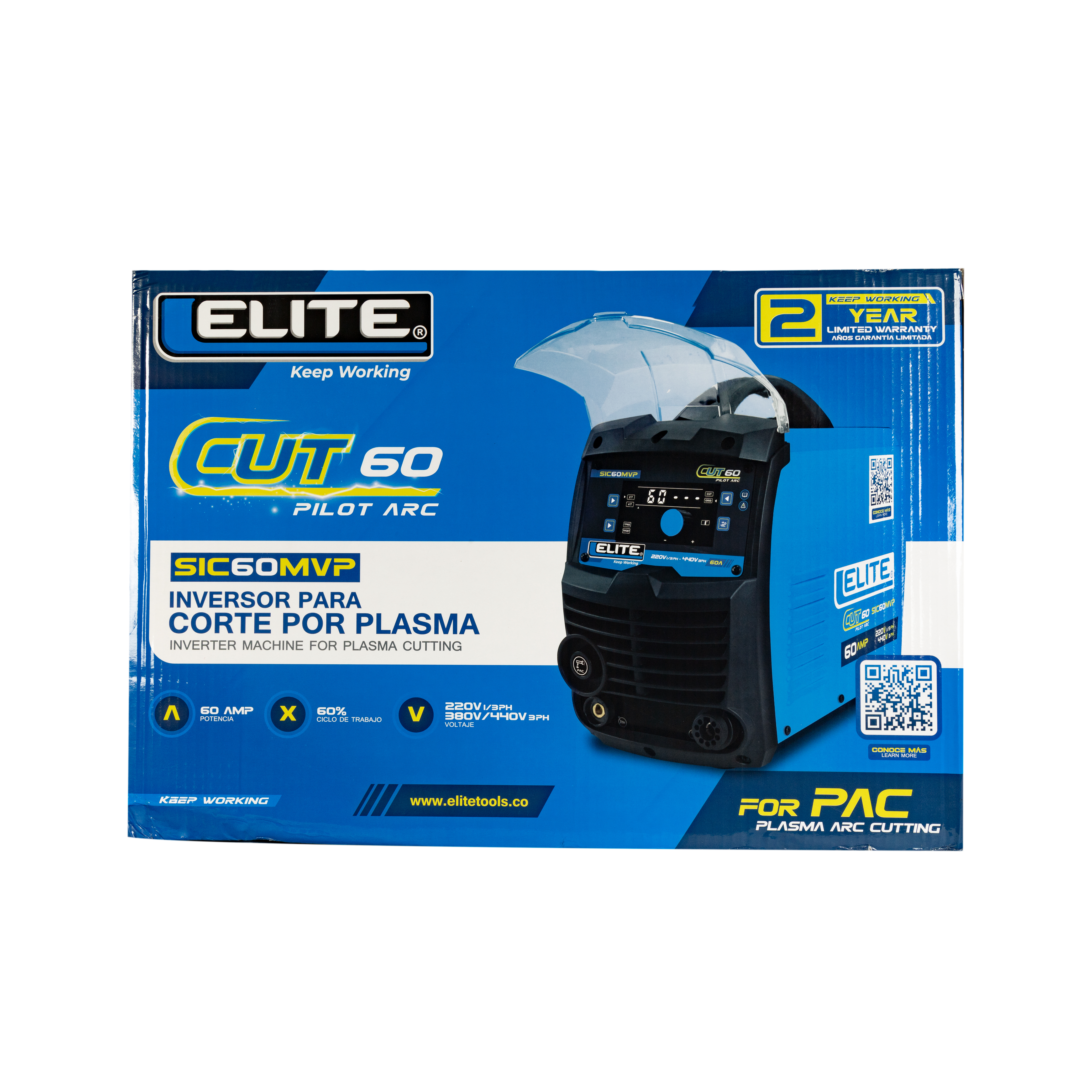 CORTADOR POR PLASMA ELITE SIC60MVP MULTI VOLTAGE 60A CNC READY 220/380/440V