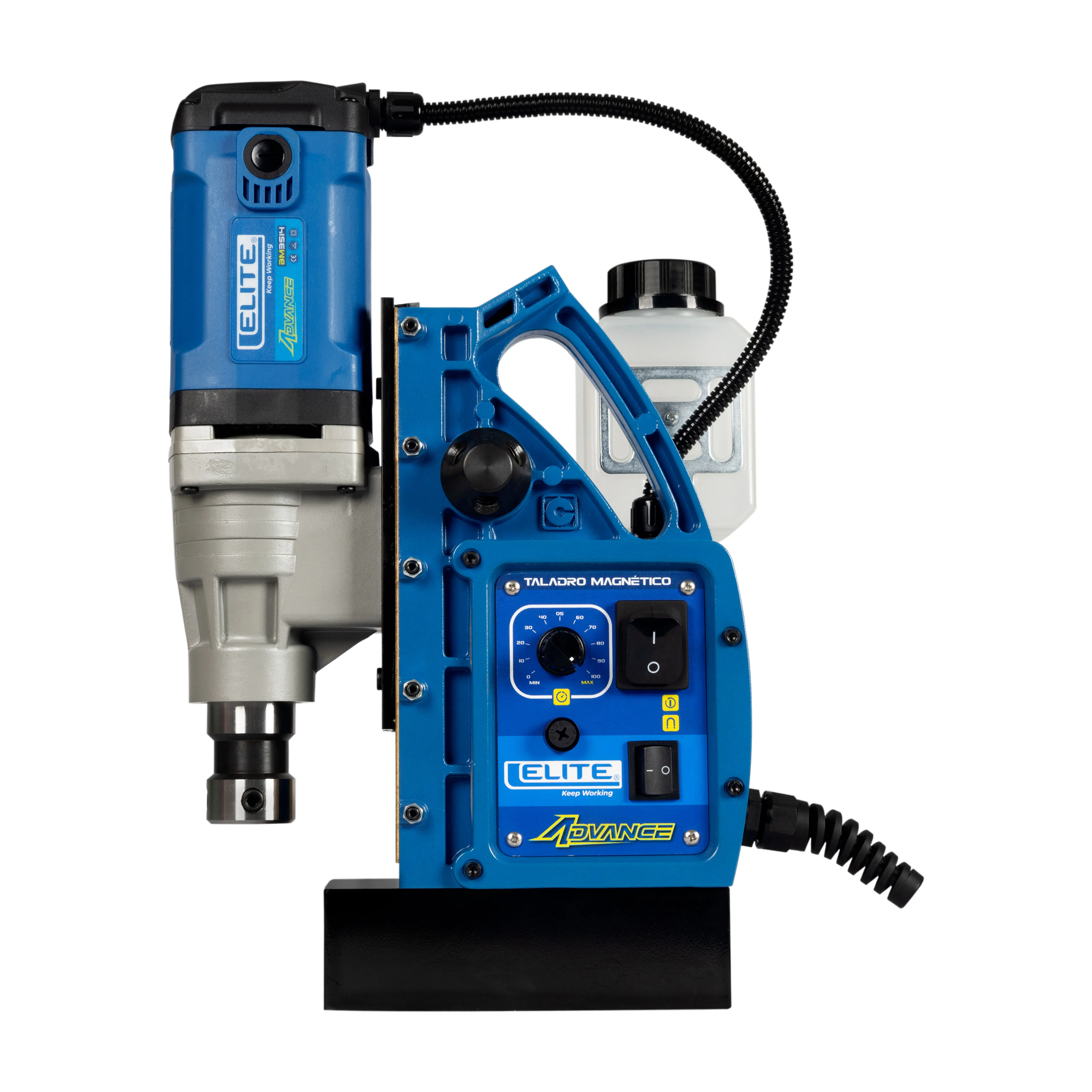 Taladro de Base Magnetica BM3514 ADVANCE, Encastre Tipo Weldon, con capacidad de perforacion maxima de 35mm (1-3/8pul).