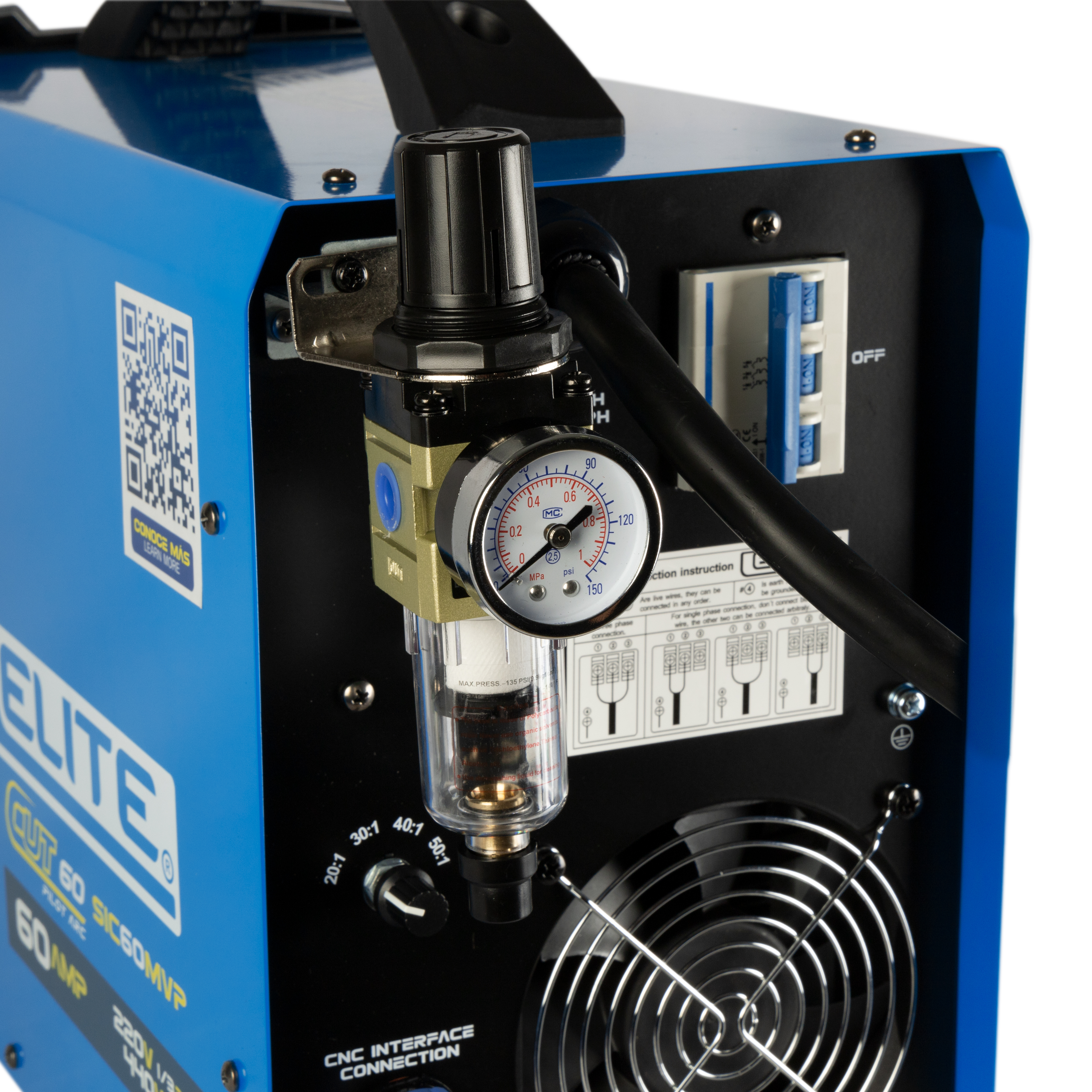 CORTADOR POR PLASMA ELITE SIC60MVP MULTI VOLTAGE 60A CNC READY 220/380/440V