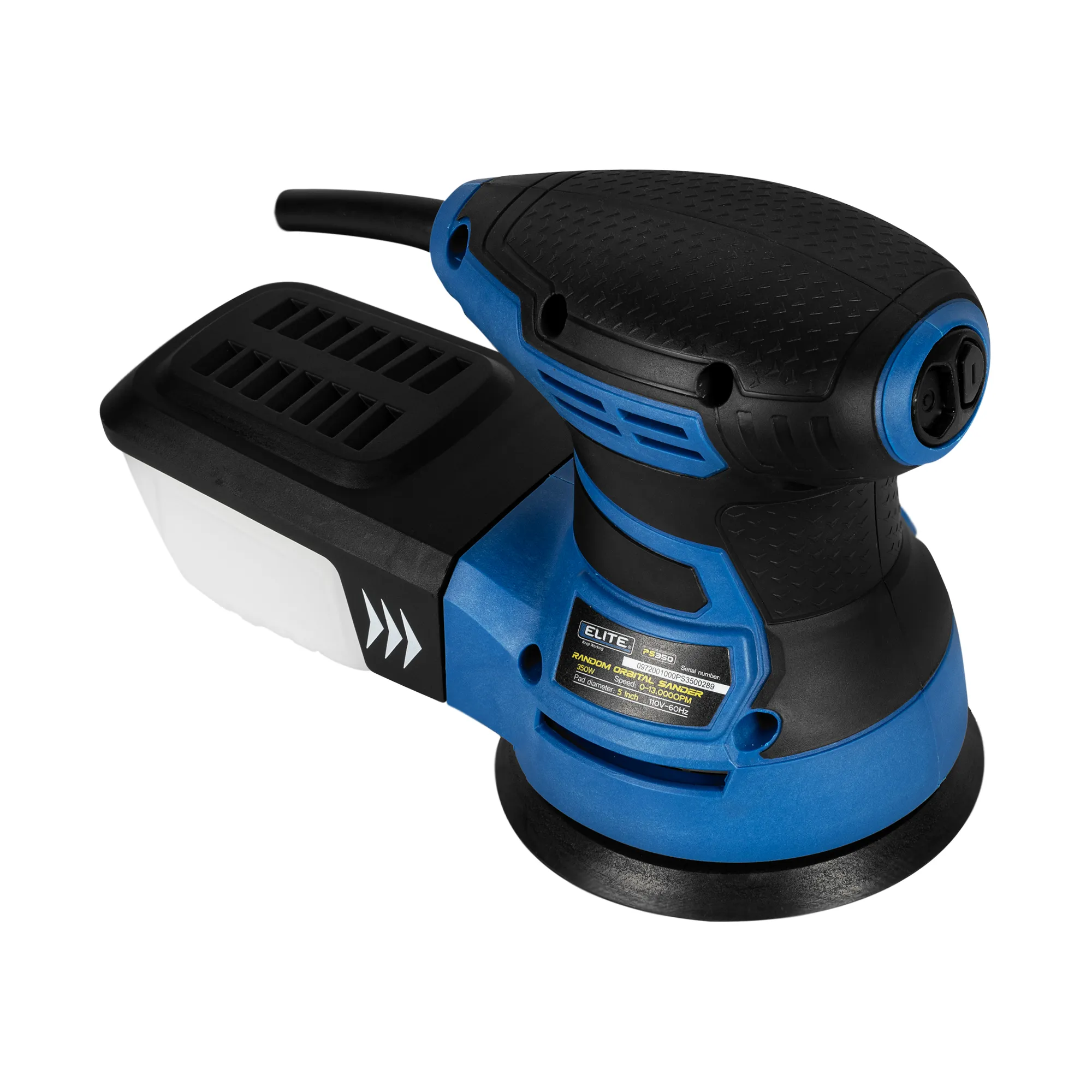 Lijadora orbital 350 watts Elite profesional