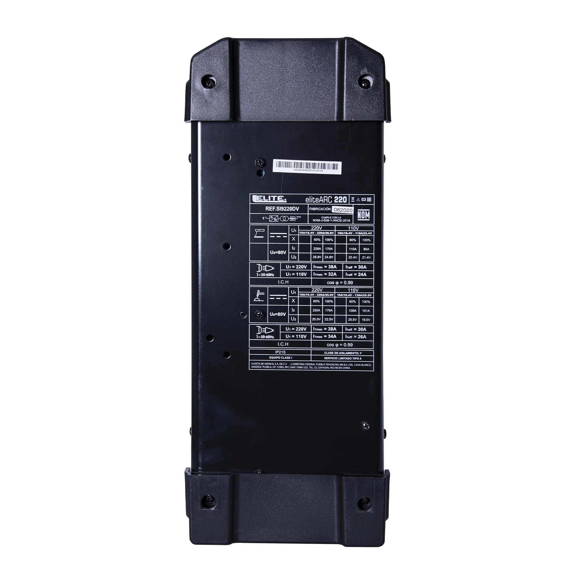 Equipo de soldadura inversor 220A 110/220V Ref. ARC 220S ELITE