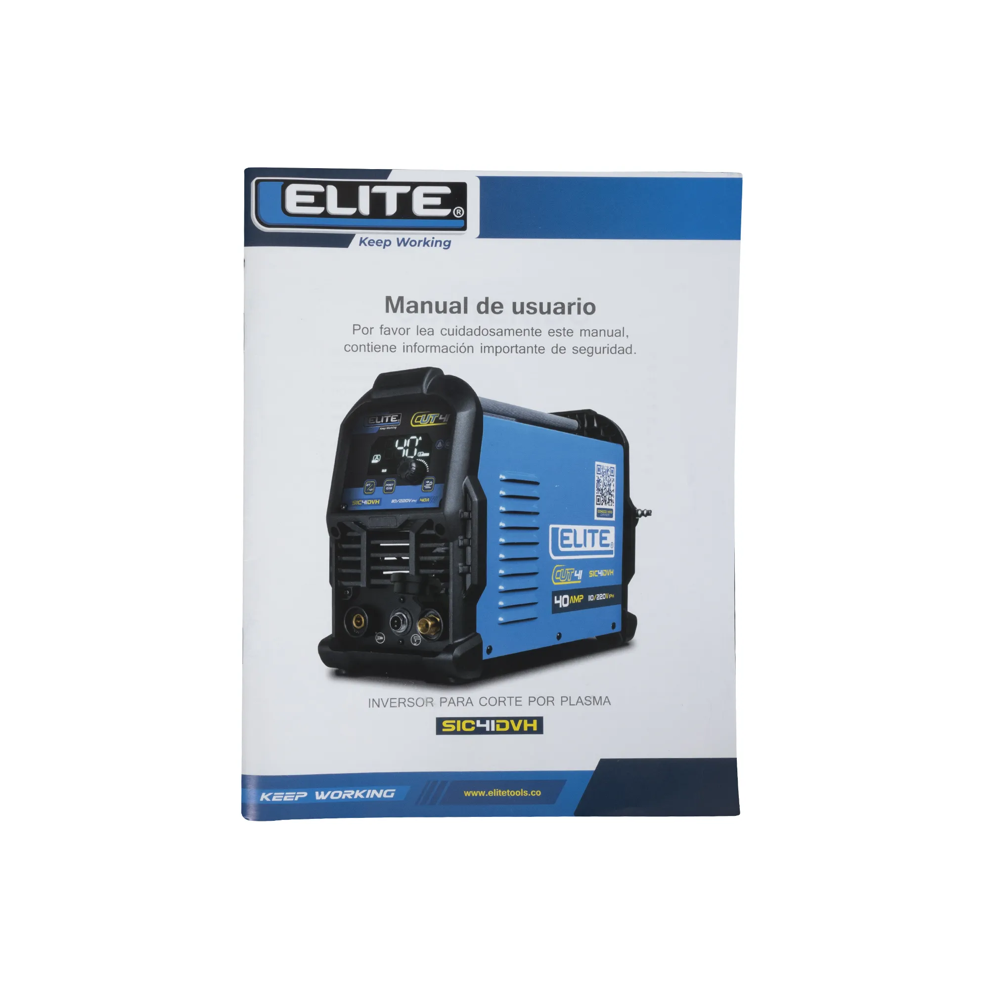 Inversor para corte por plasma ELITE CUT 41 sic41dvh - 40a 110/220v - corte recomendado 3/8" (9mm)