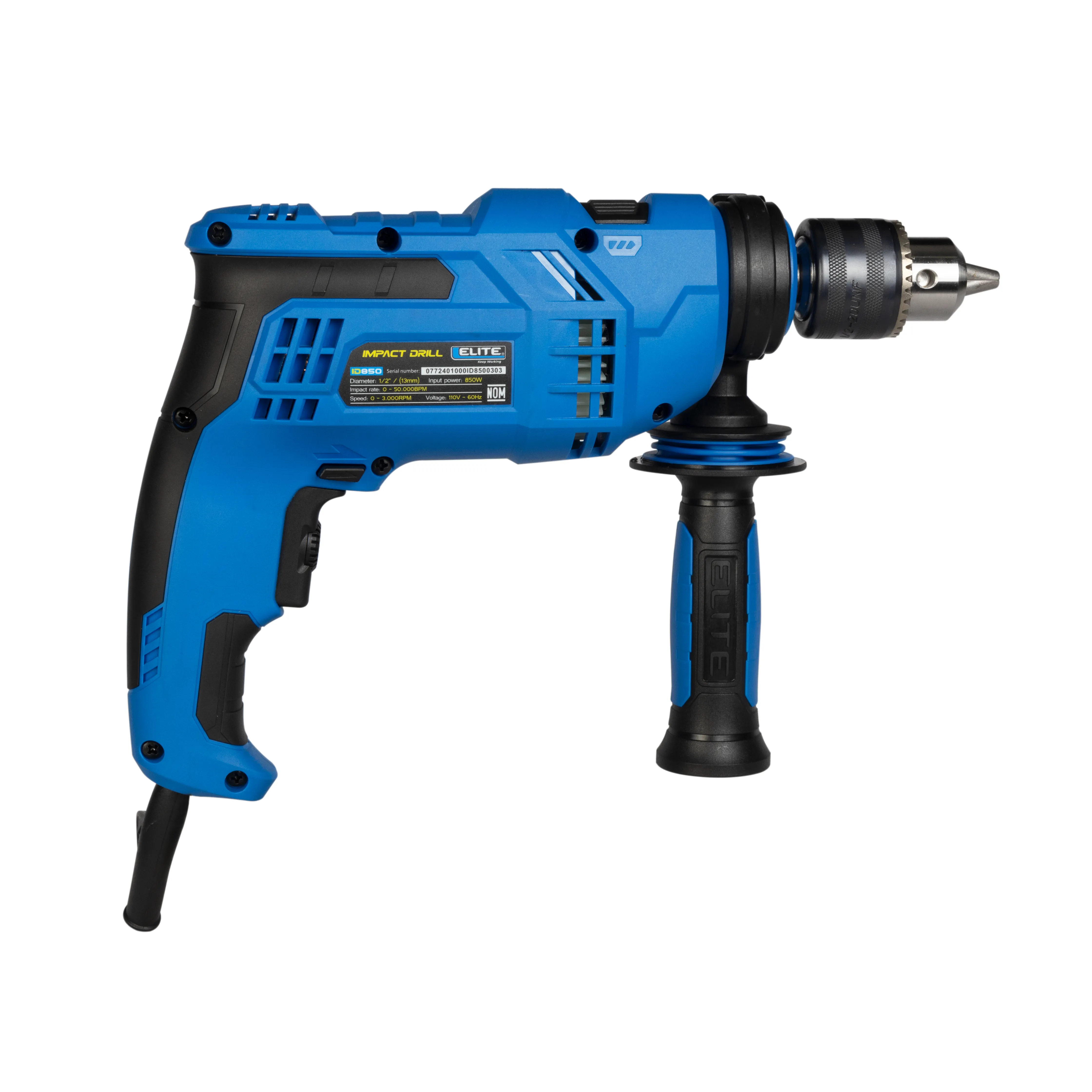 Taladro Percutor 1/2"-13mm / 850 Watts 110V-60HZ