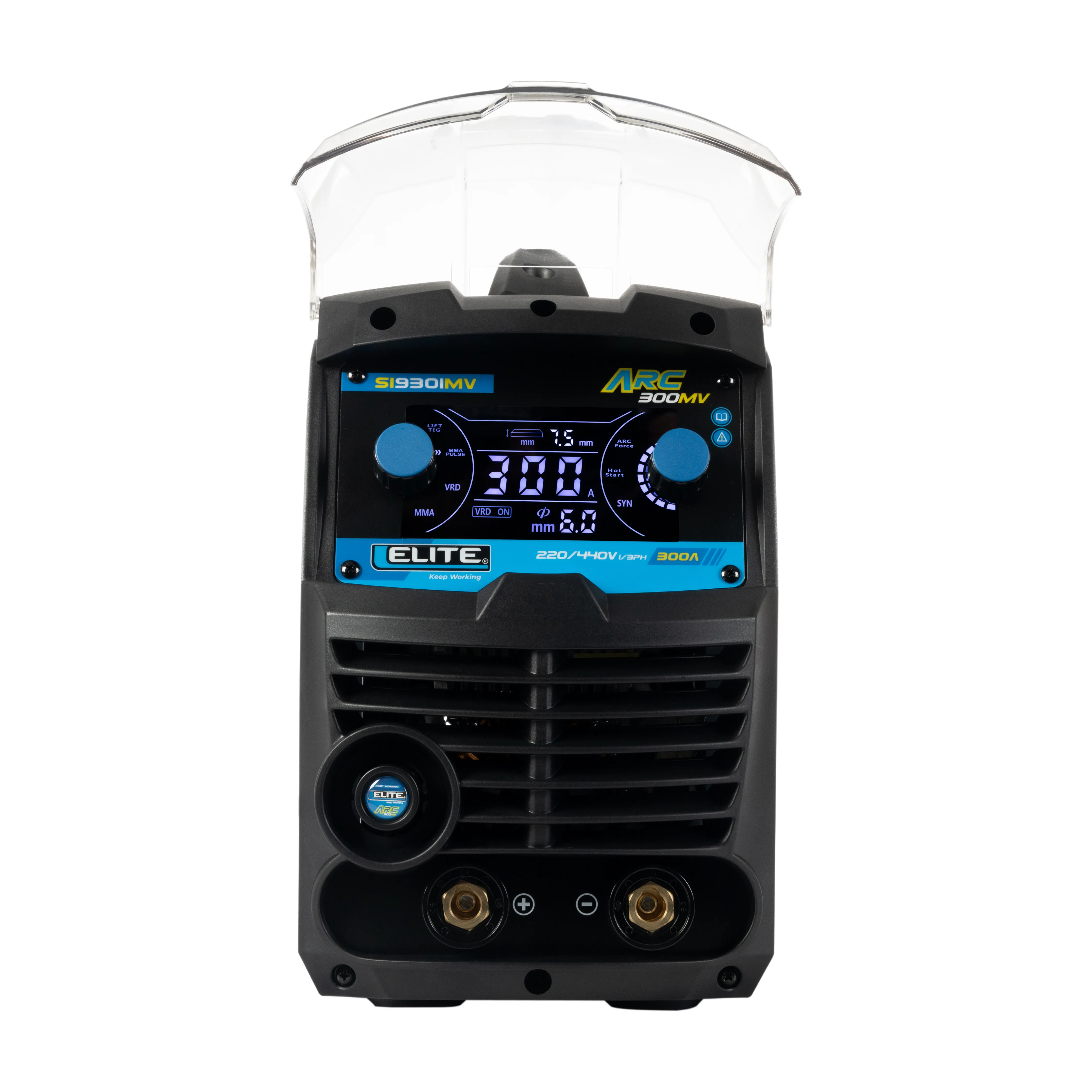 SOLDADOR INVERSOR eliteARC 300 MV - 220/440V 1/3 PH