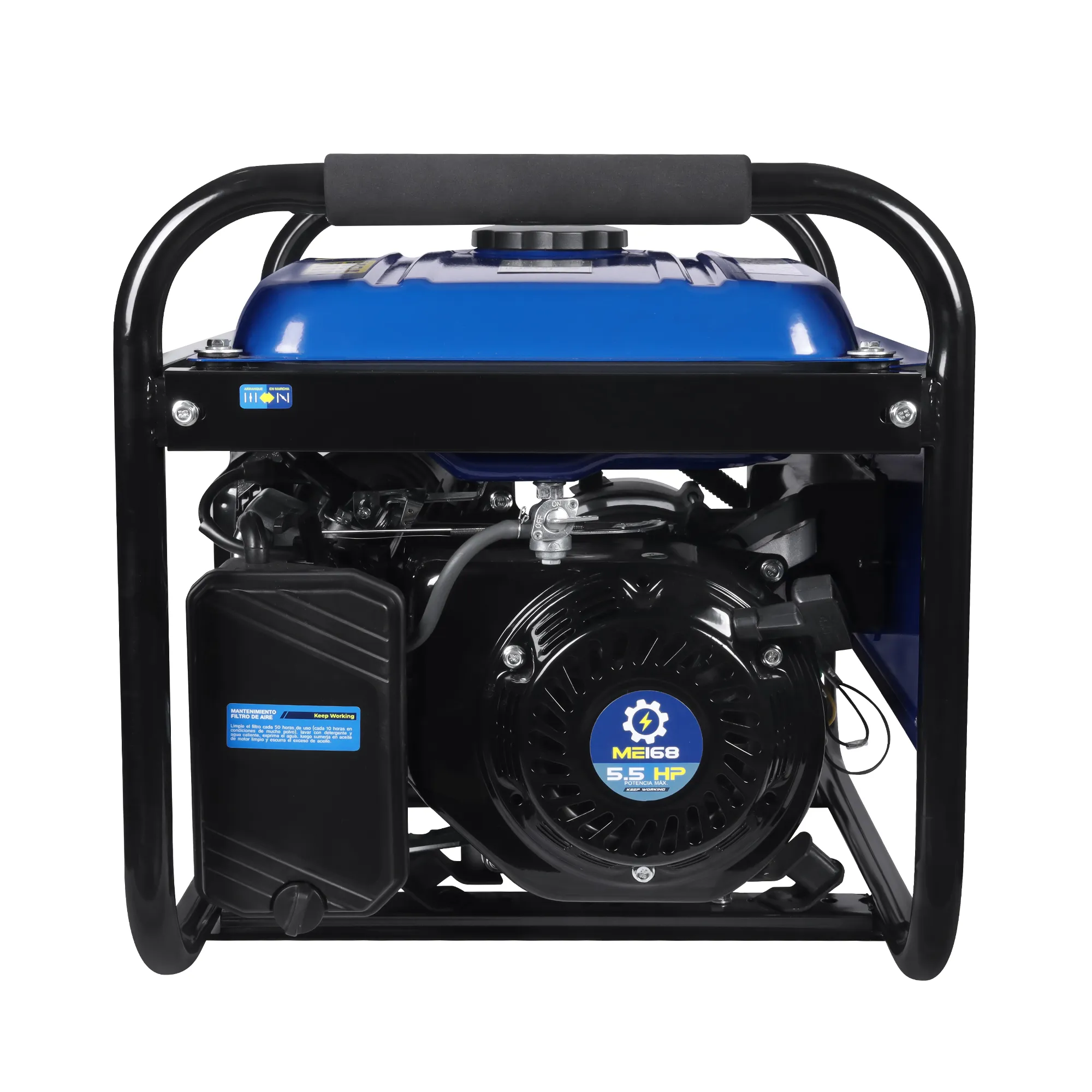 Generador portatil a gasolina 2.5KW 110V 60Hz 1PH