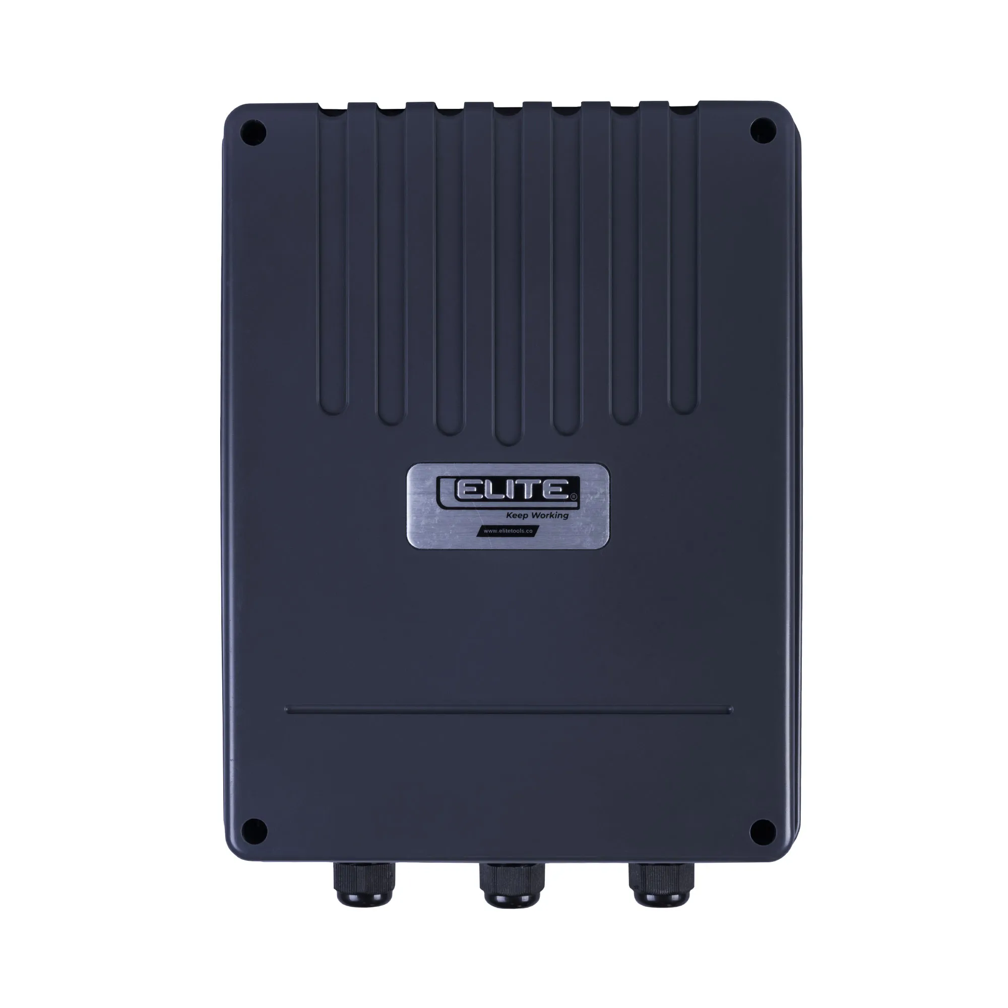 Motor para puerta batiente automática a 24V, con función antiaplastamiento. Incluye tarjeta controladora, batería y 2 controles remotos.