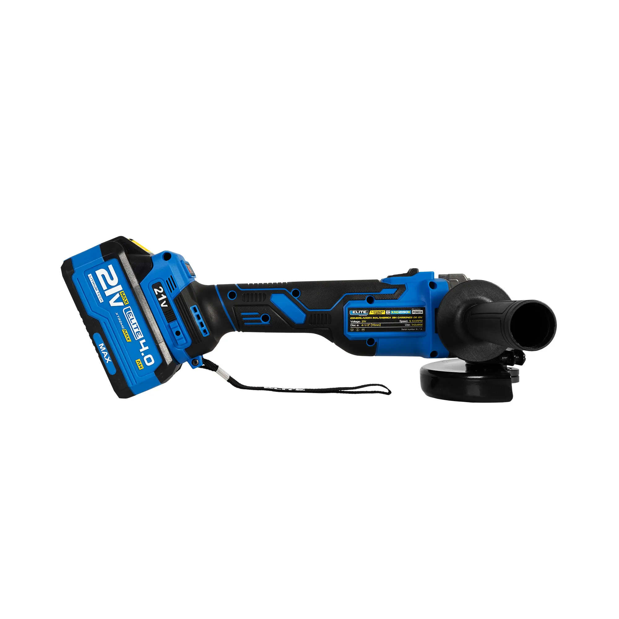 Taladro de impacto inalambrico 21V + Esmeriladora inalambrica brushless 21V