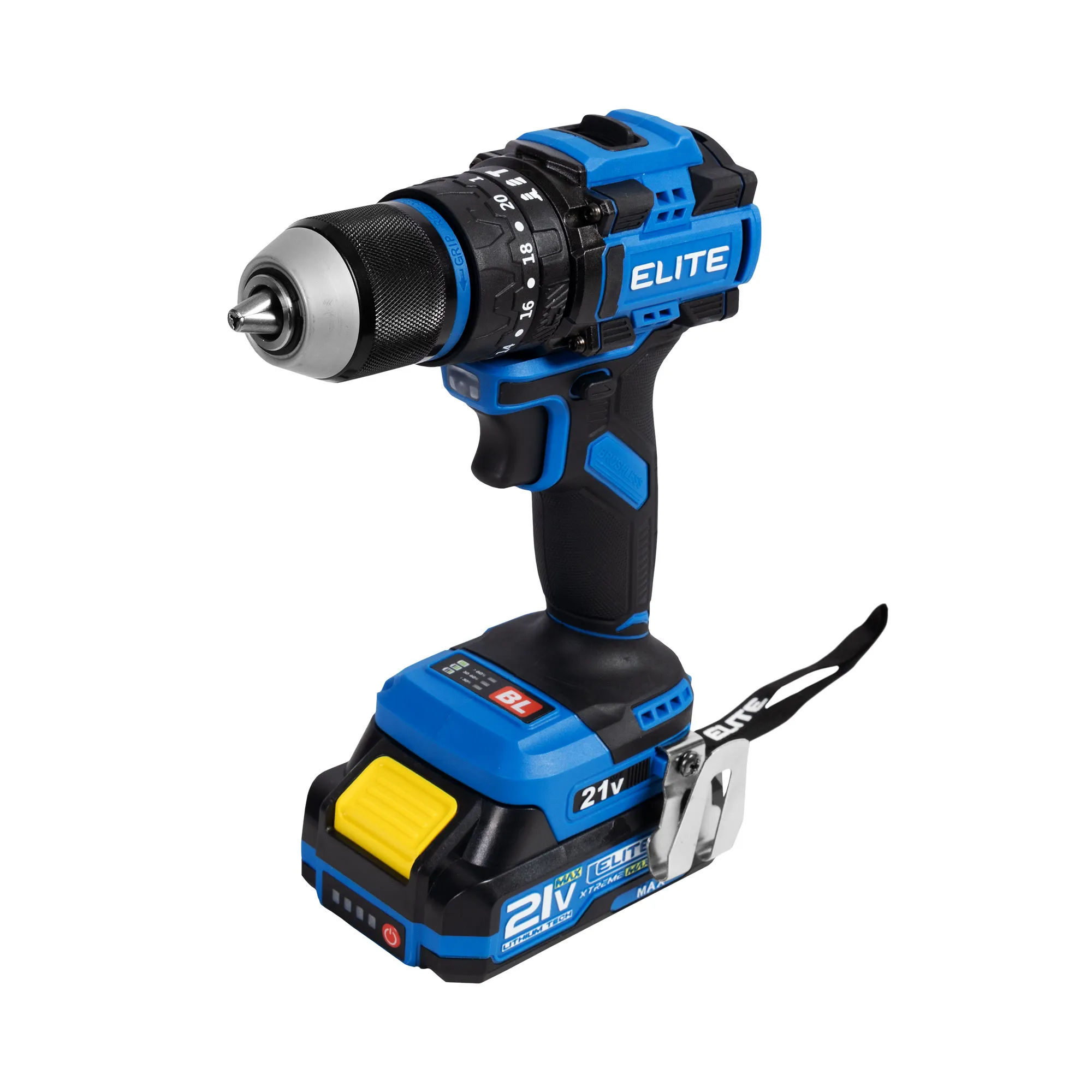 Taladro de impacto inalambrico 21V + Esmeriladora inalambrica brushless 21V