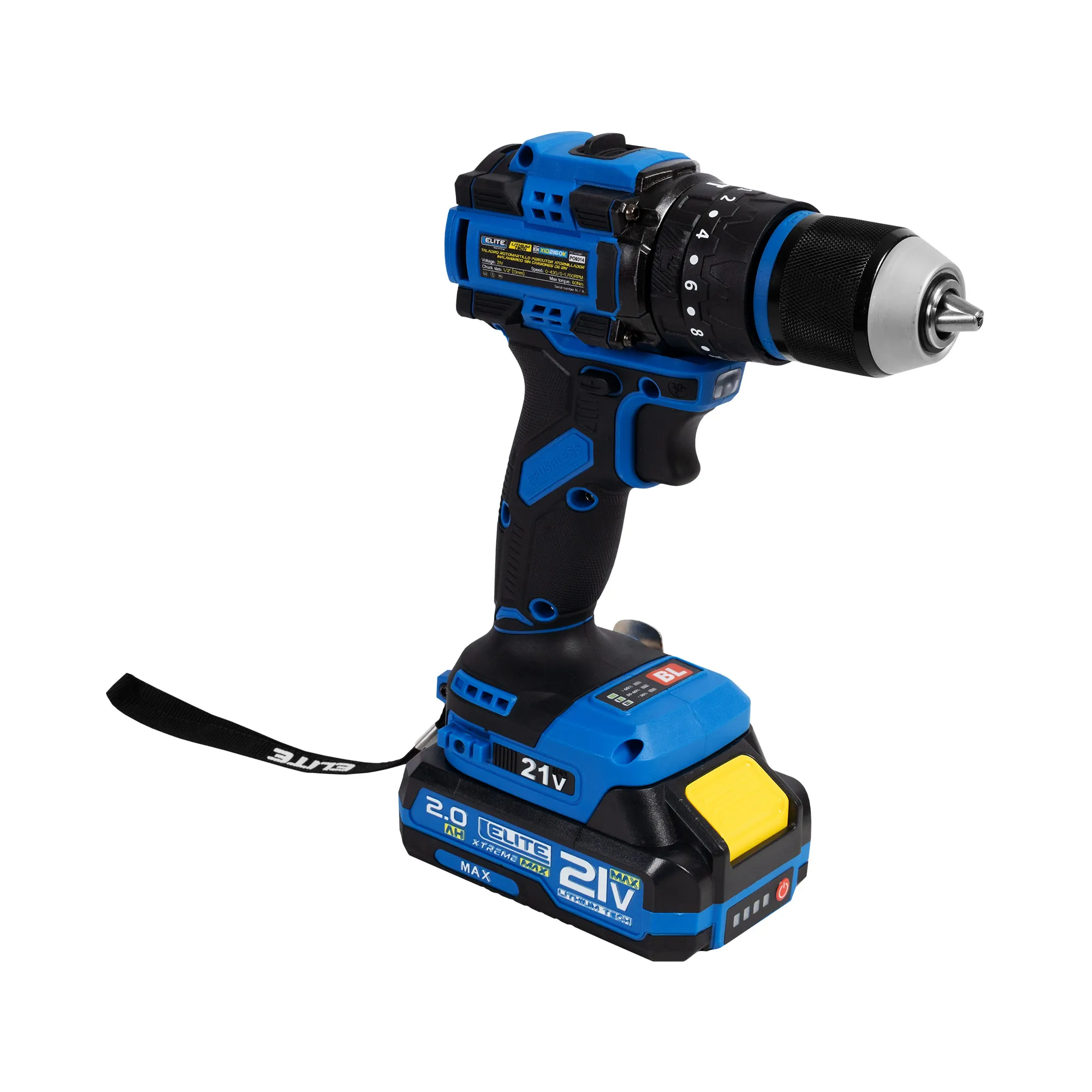 Taladro de impacto inalambrico 21V + Esmeriladora inalambrica brushless 21V