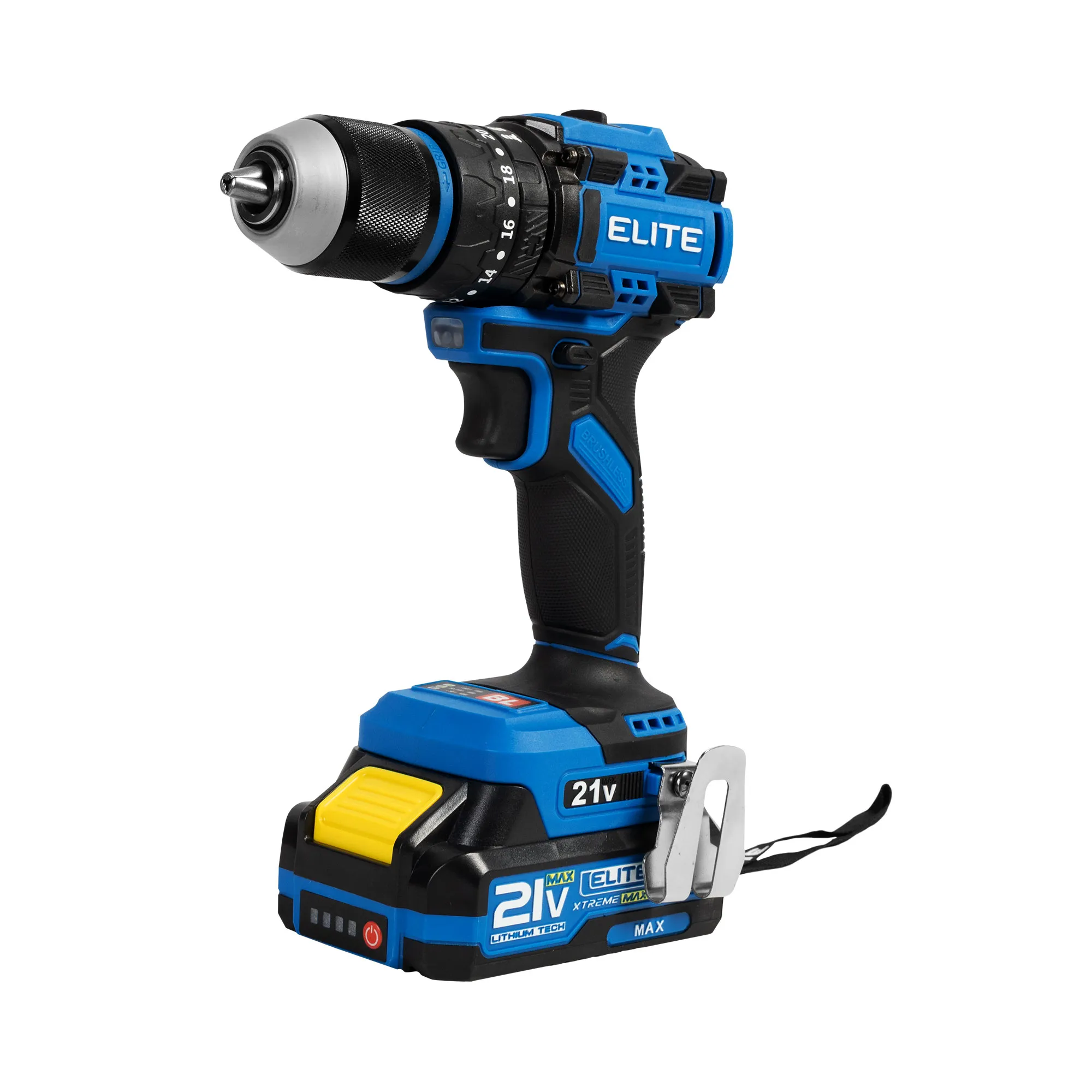 Taladro de impacto inalambrico 21V + Esmeriladora inalambrica brushless 21V