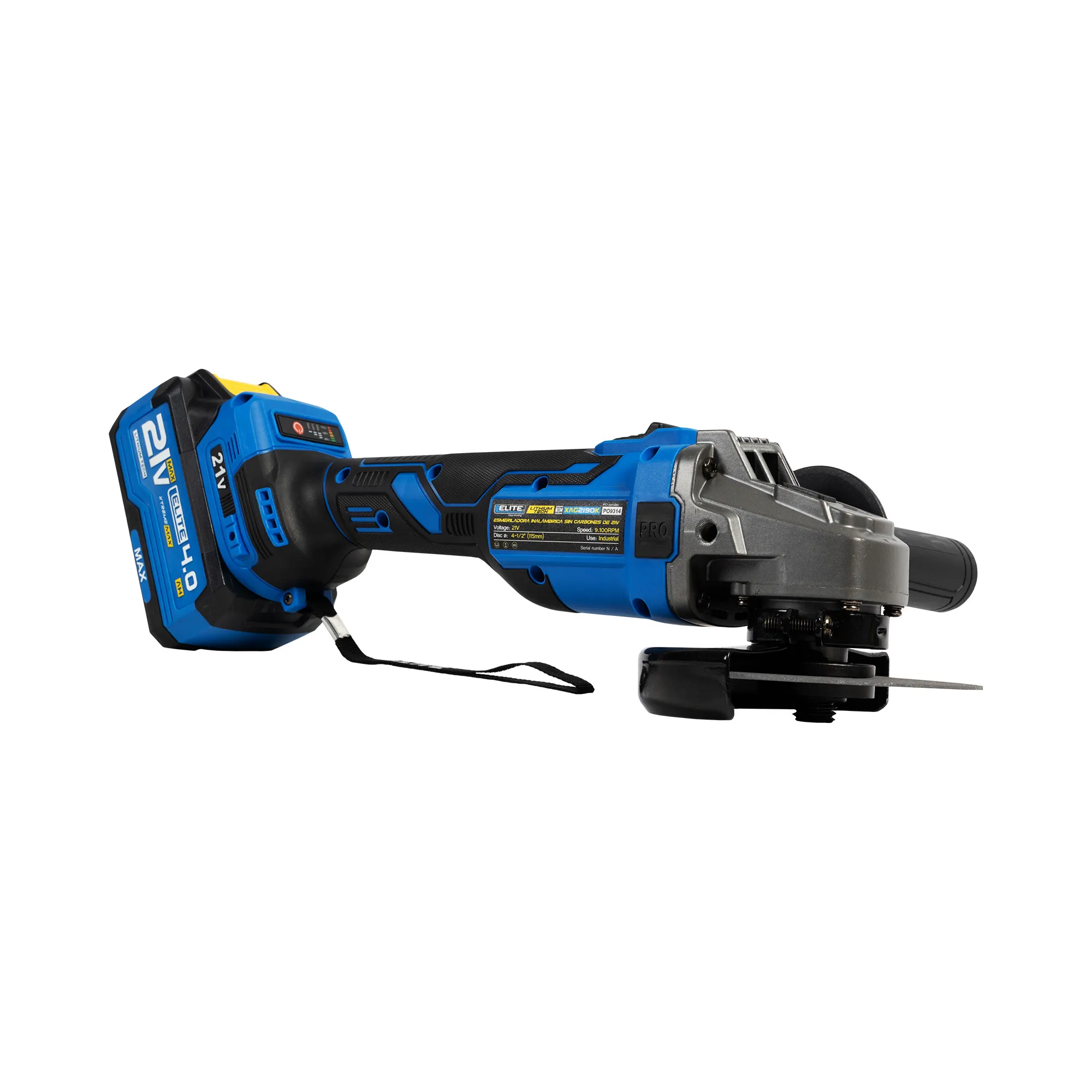Taladro de impacto inalambrico 21V + Esmeriladora inalambrica brushless 21V