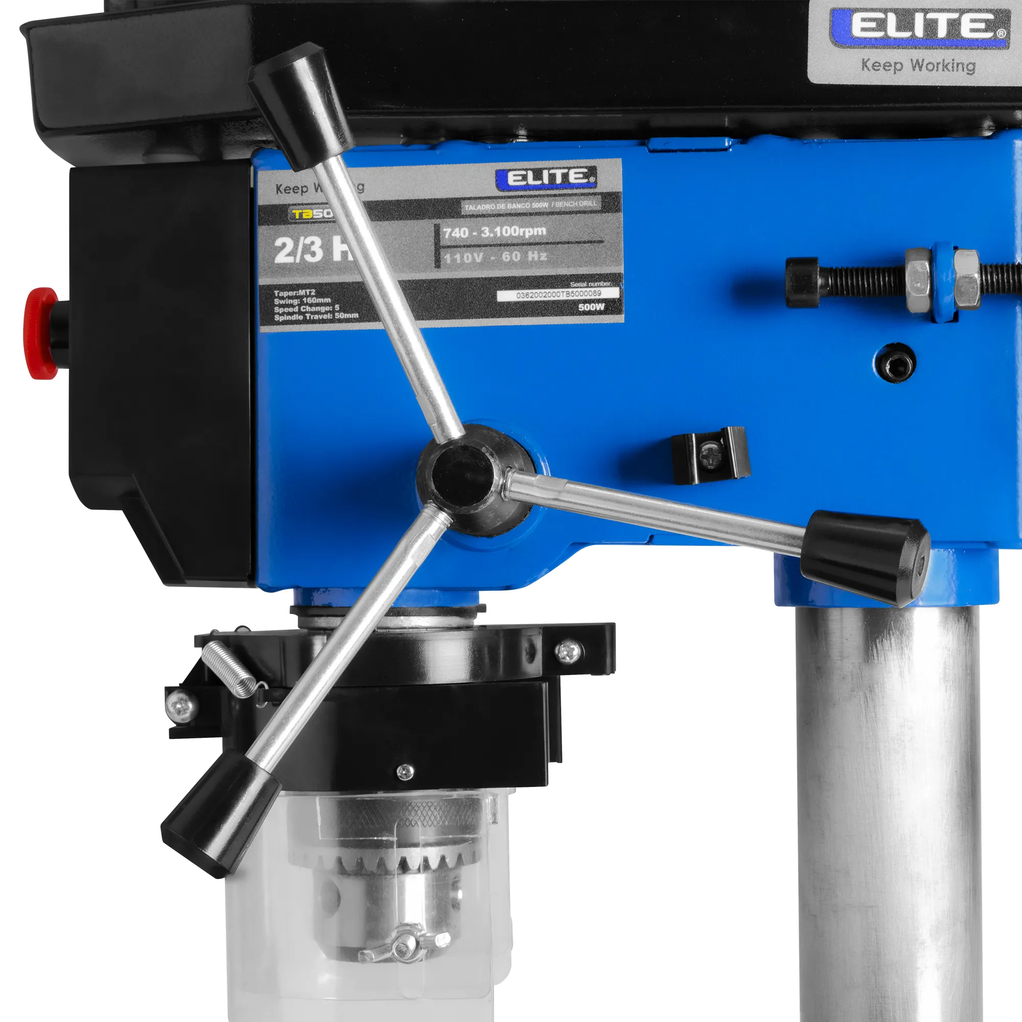 Taladro de banco 500 watts Elite profesional