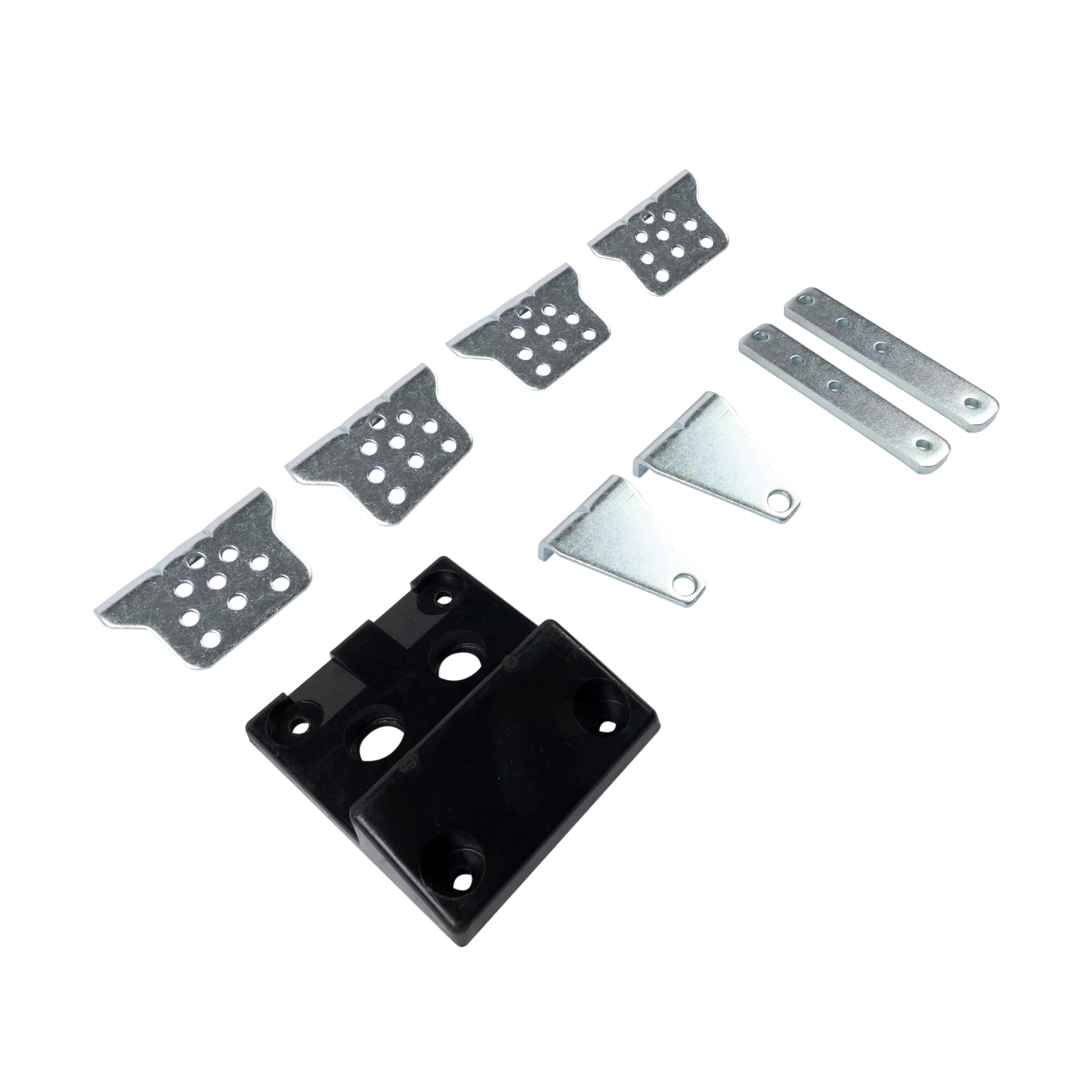 Motor para puerta batiente automática a 24V, con función antiaplastamiento. Incluye tarjeta controladora, batería y 2 controles remotos.
