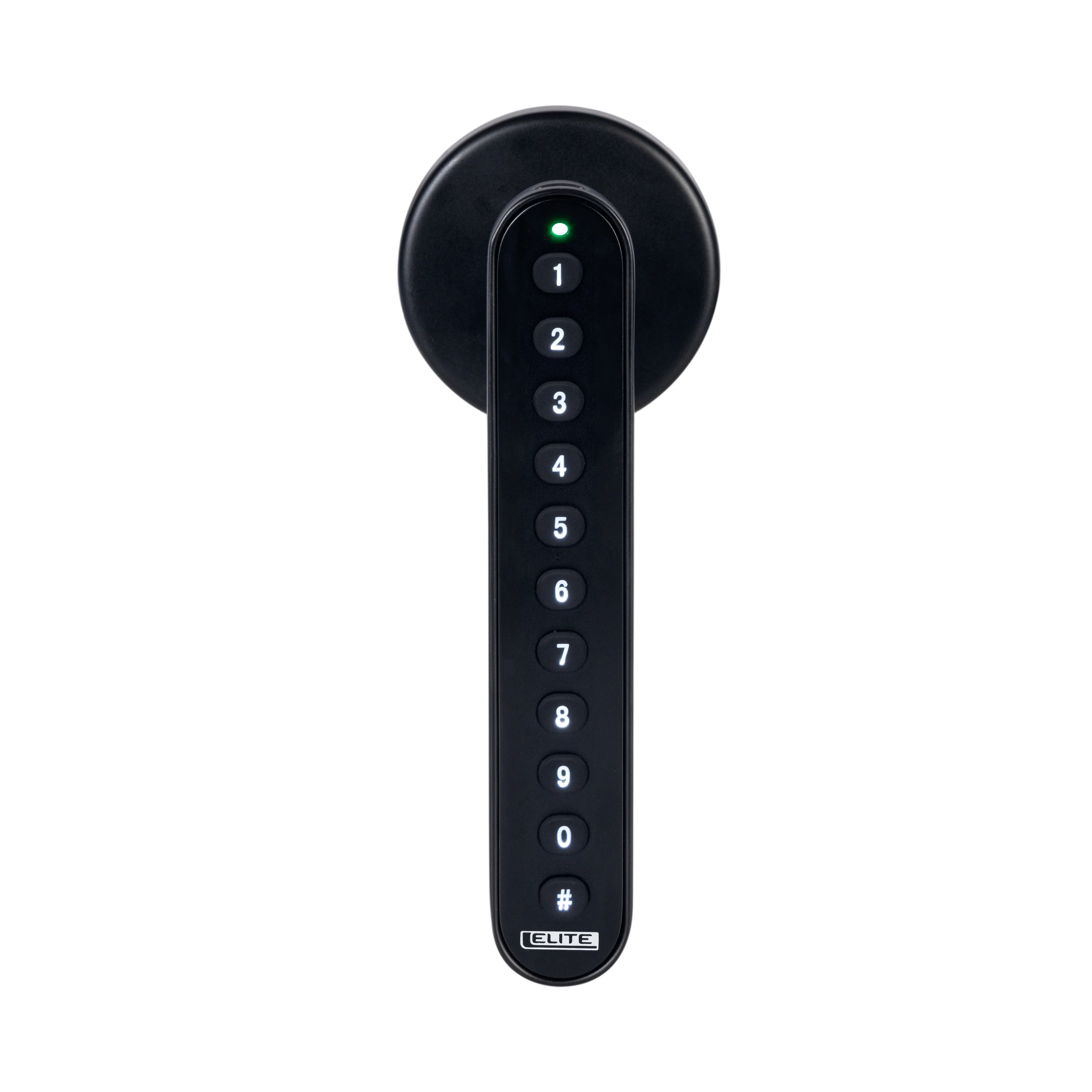 Cerradura inteligente ELITE para puertas de hasta 6cm de ancho. 3 métodos de apertura: aplicación (bluetooth), clave y llave. SL2000L