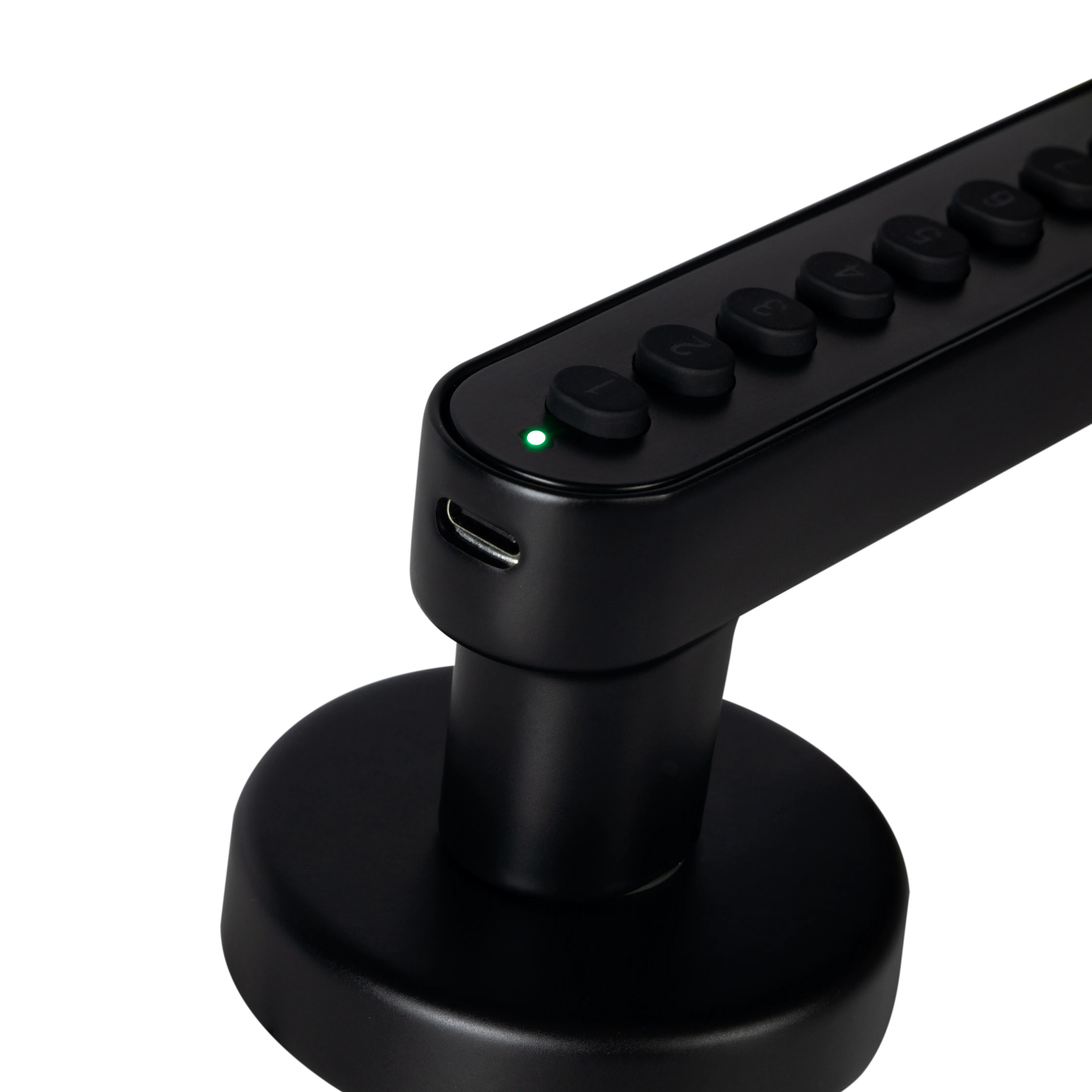 Cerradura inteligente ELITE para puertas de hasta 6cm de ancho. 3 métodos de apertura: aplicación (bluetooth), clave y llave. SL2000L