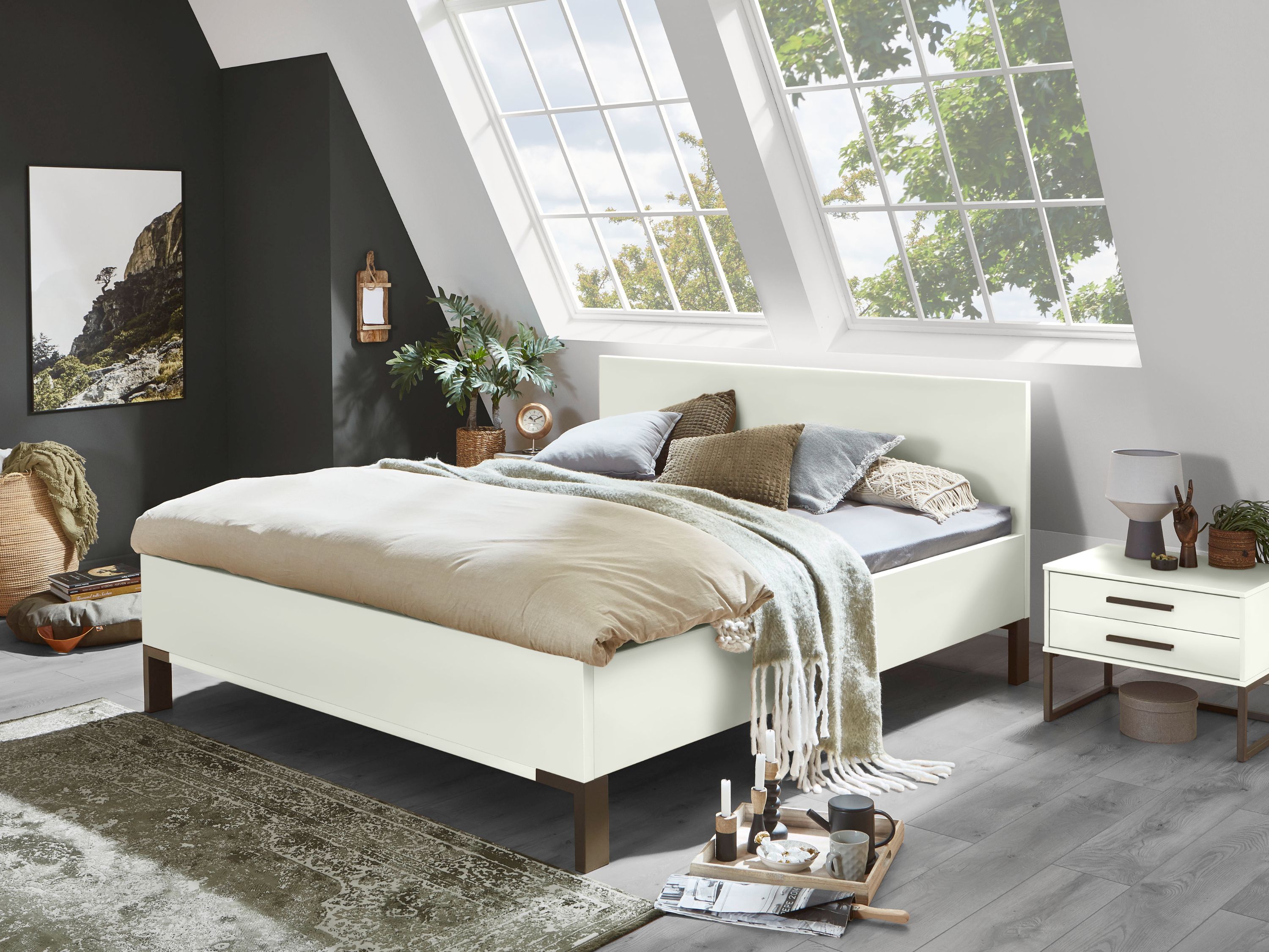 Bed Madrid | 180 x 200 cm | Wit