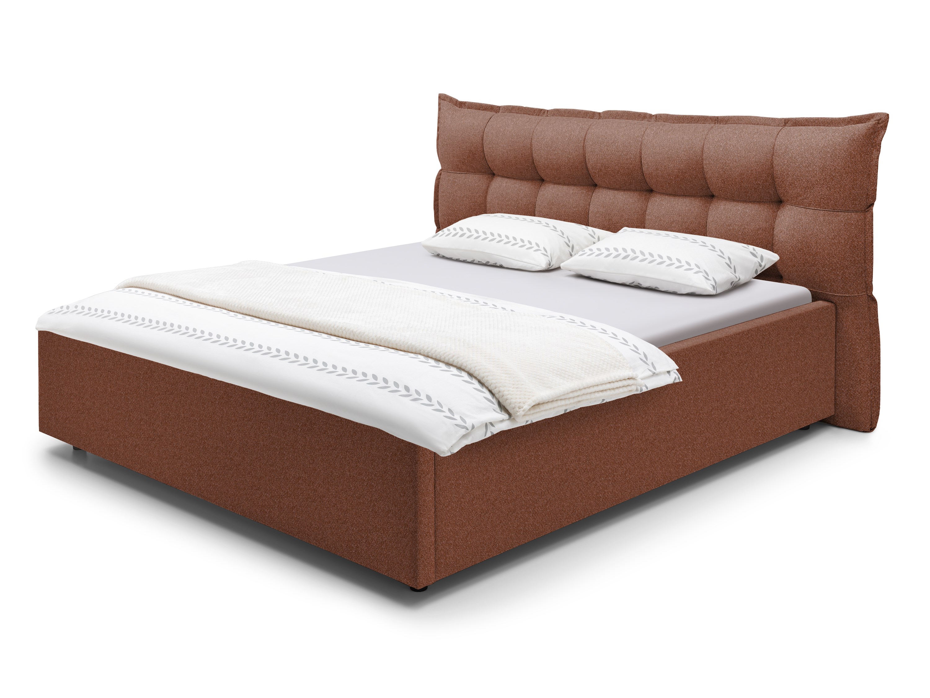 Bed Luik | 180 x 220 cm | Rhythm 888, koperrood