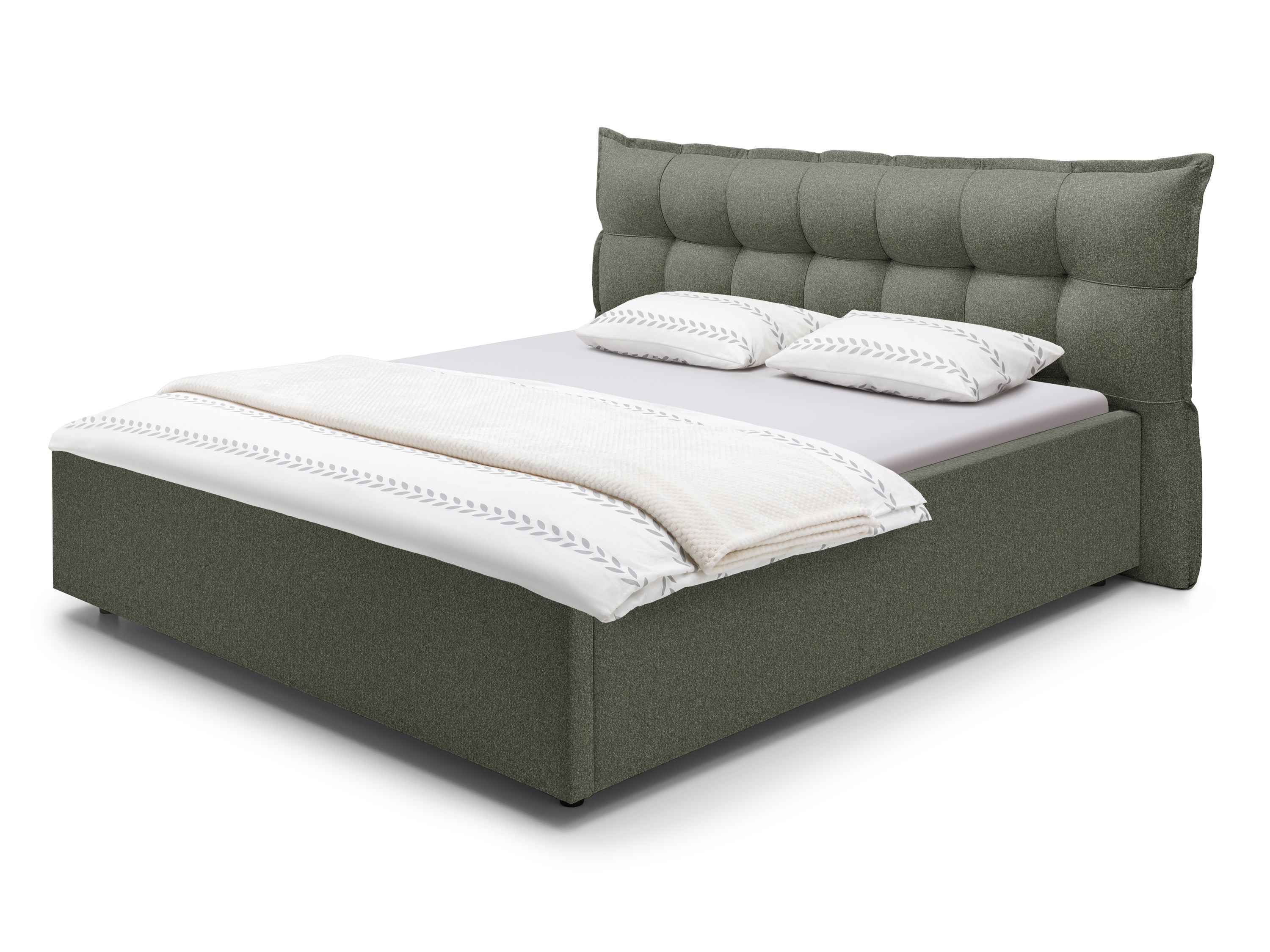 Bed Luik | 140 x 220 cm | Rhythm 886, groen