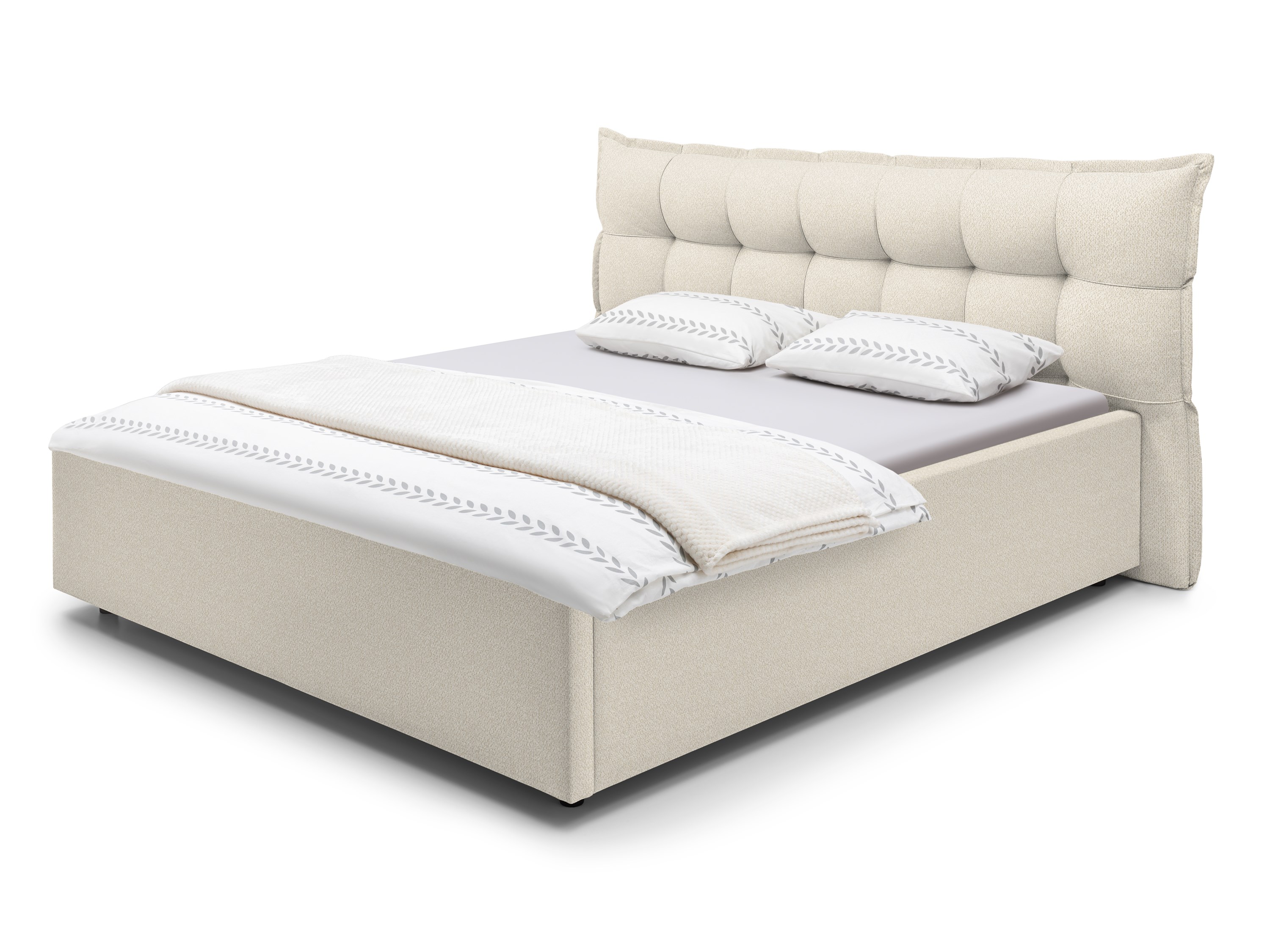 Bed Luik | 140 x 220 cm | Rhythm 878, ecru