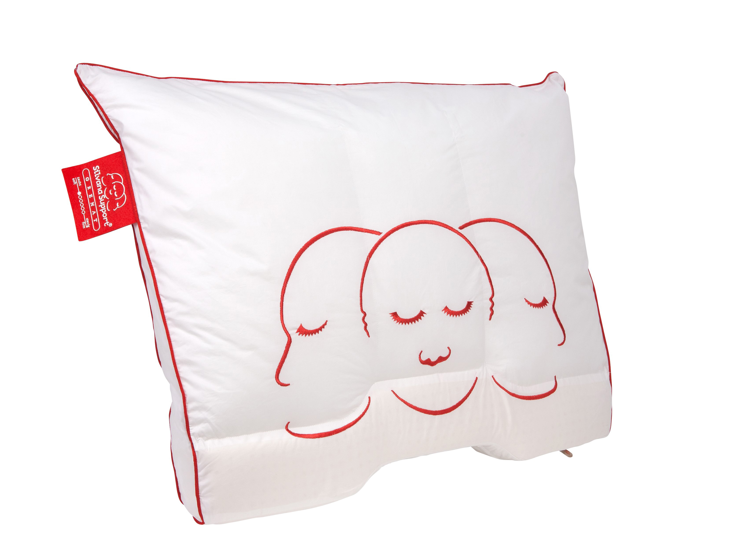 Hoofdkussen Silvana Support Rood