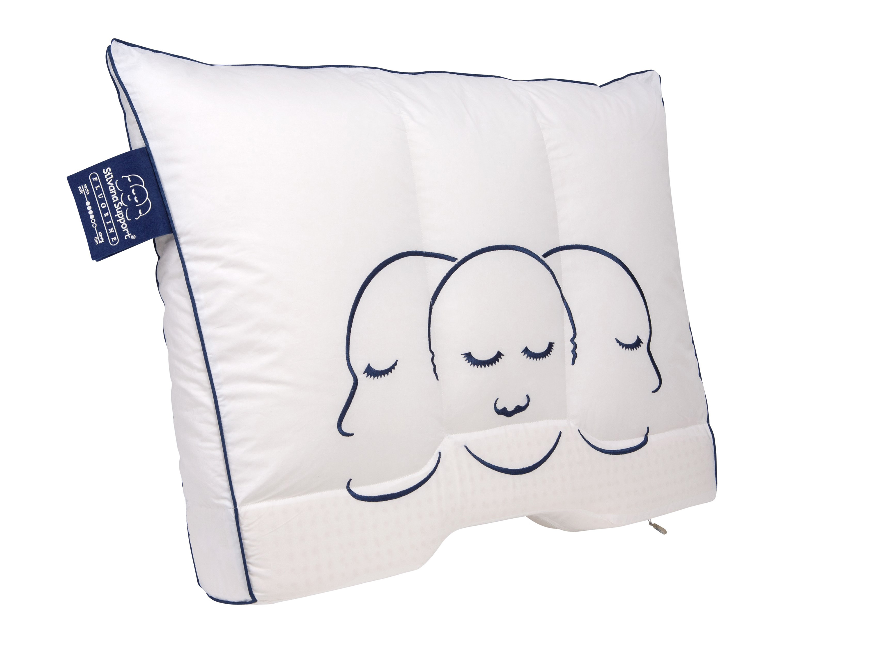 Hoofdkussen Silvana Support Blauw