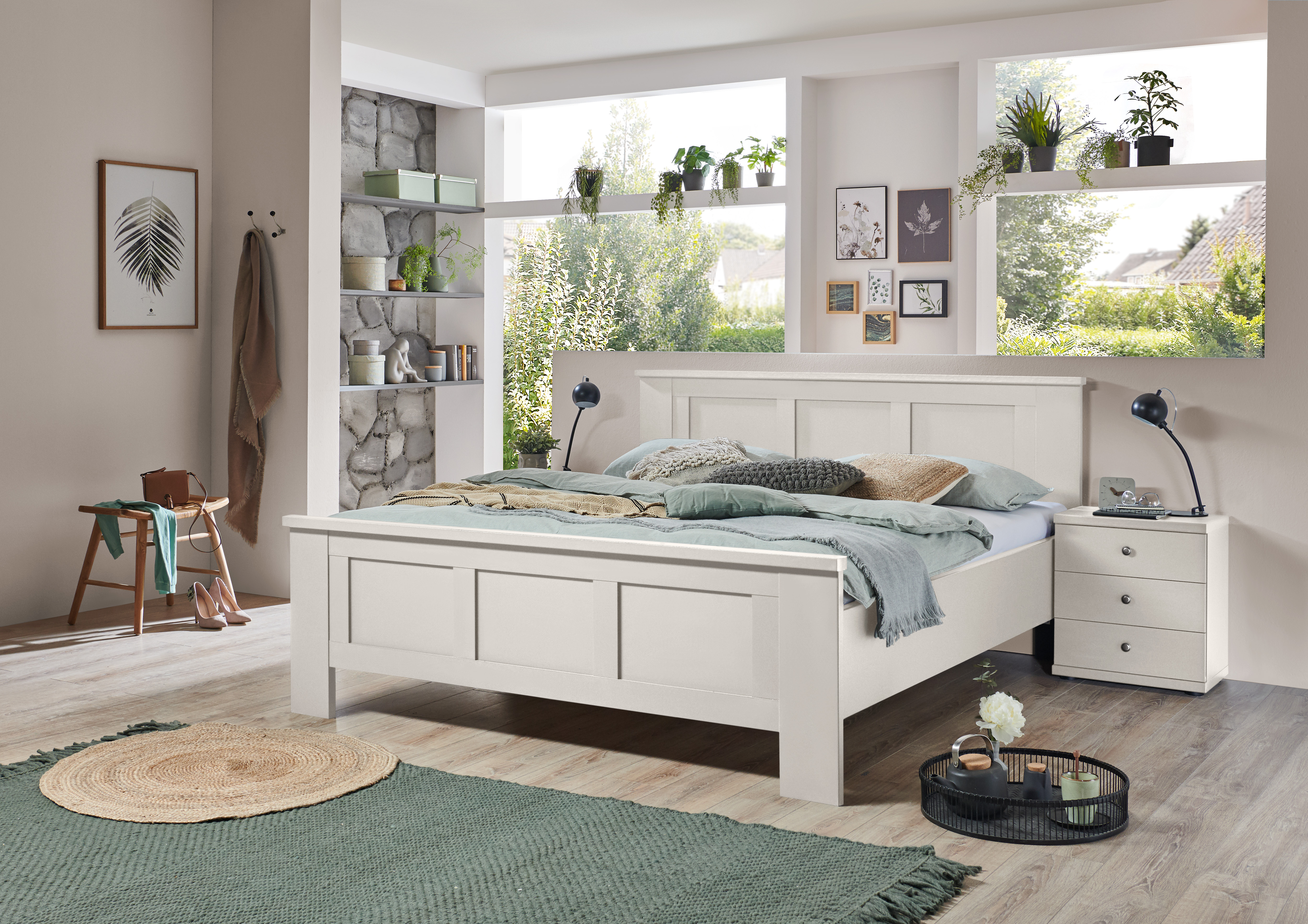 Bed Celta | 140 x 210 cm | Wit decor
