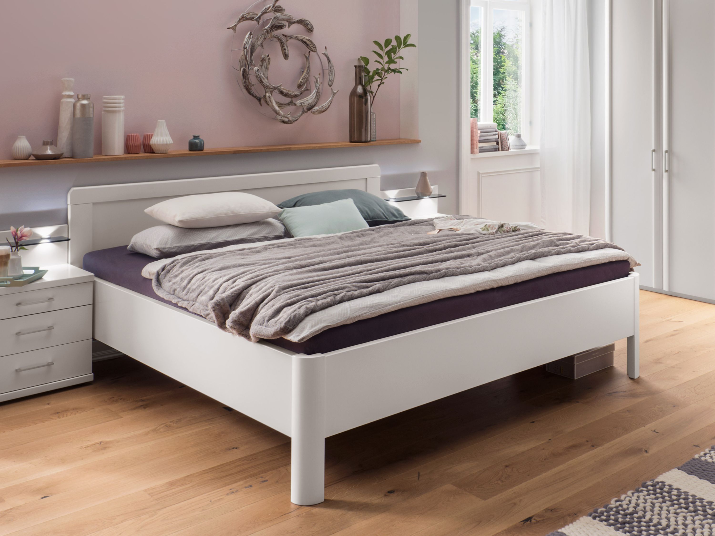 Bed Barcelona | 90 x 220 cm | Alpine Wit