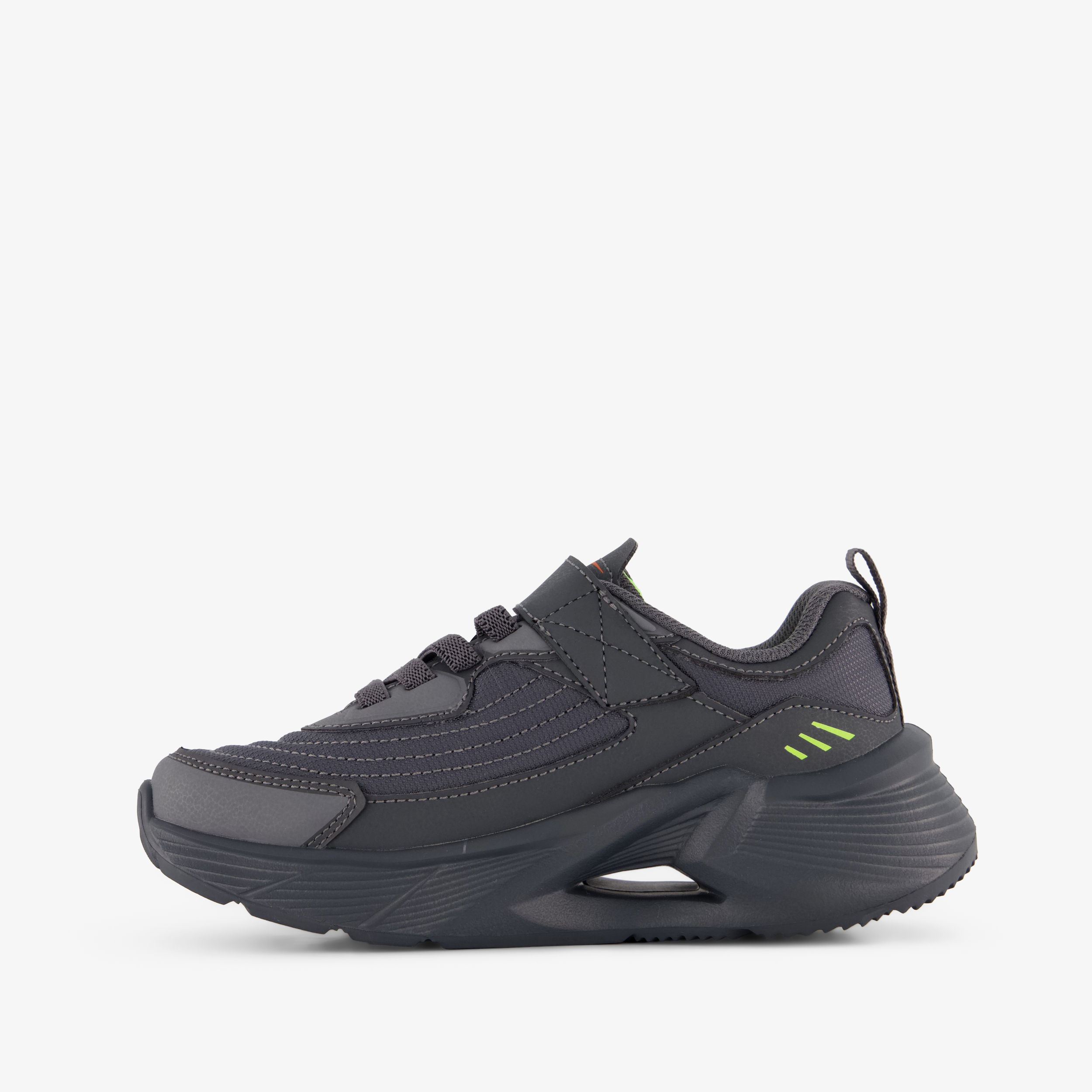 Skechers Tidal-Tech jongens sneakers grijs zwart