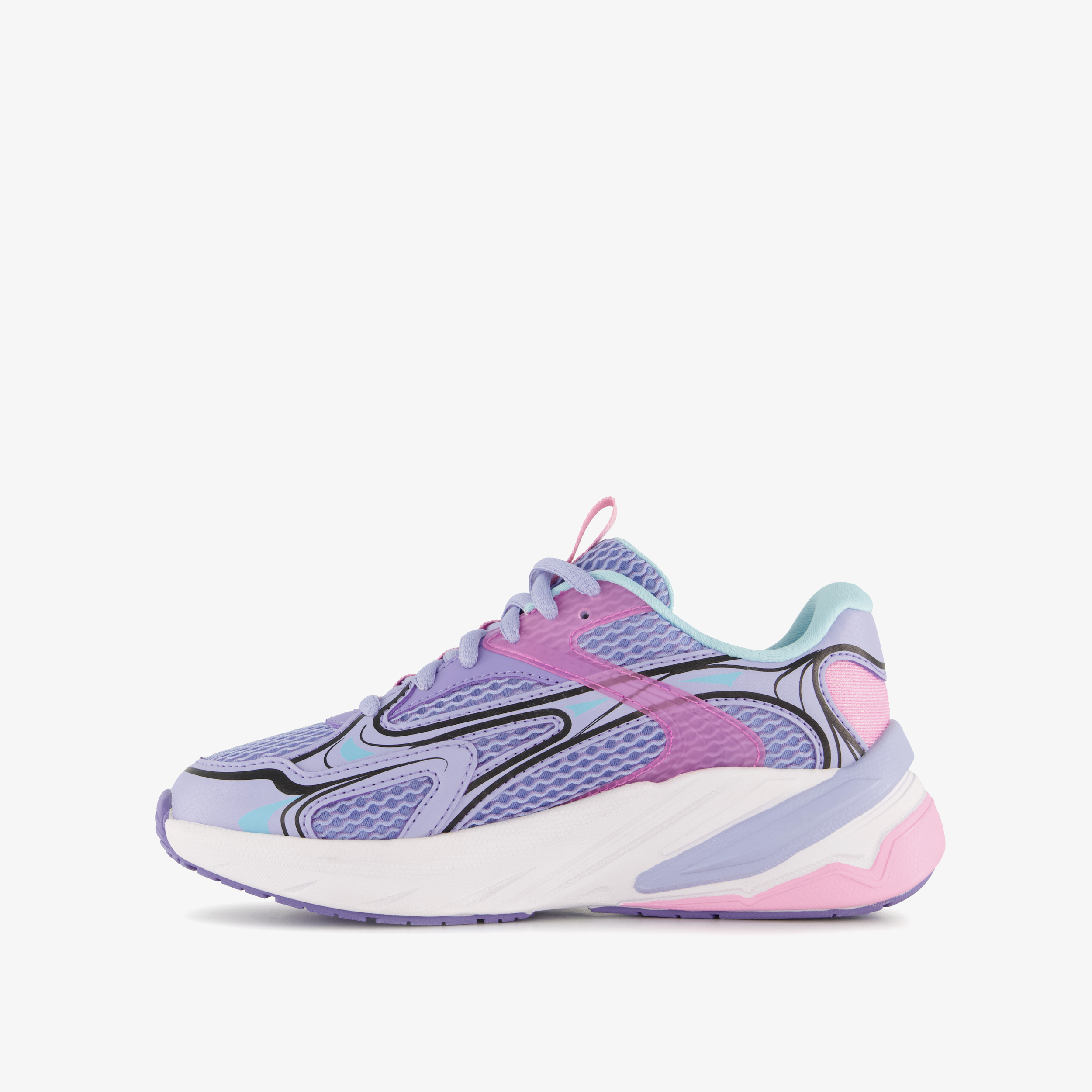 Skechers S2K meisjes sneakers pastelpaars