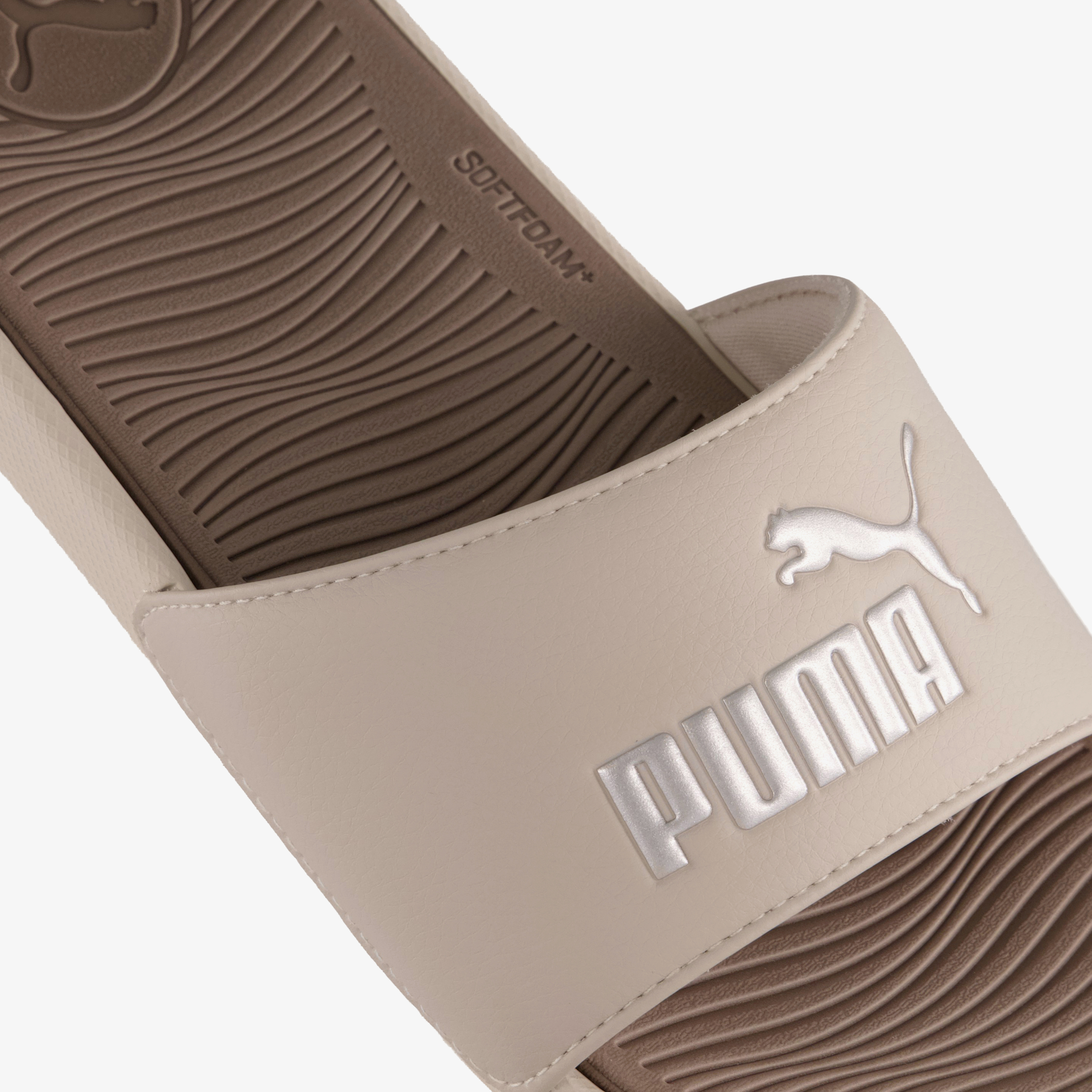 Puma Cool Cat 2.0 dames badslippers beige, foto 2
