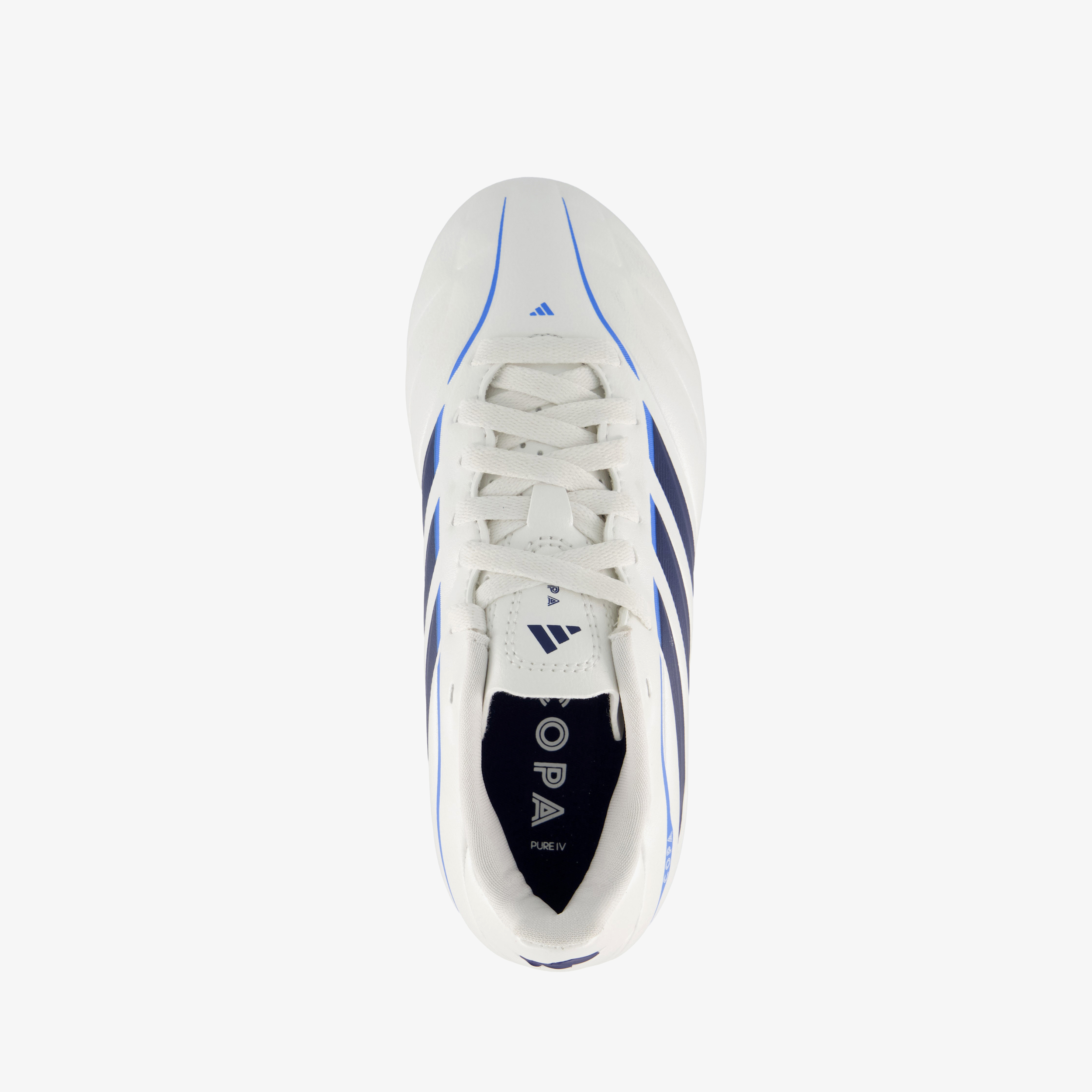 Adidas Copa Pure IV Club MG voetbalschoenen wit/blauw, foto 7