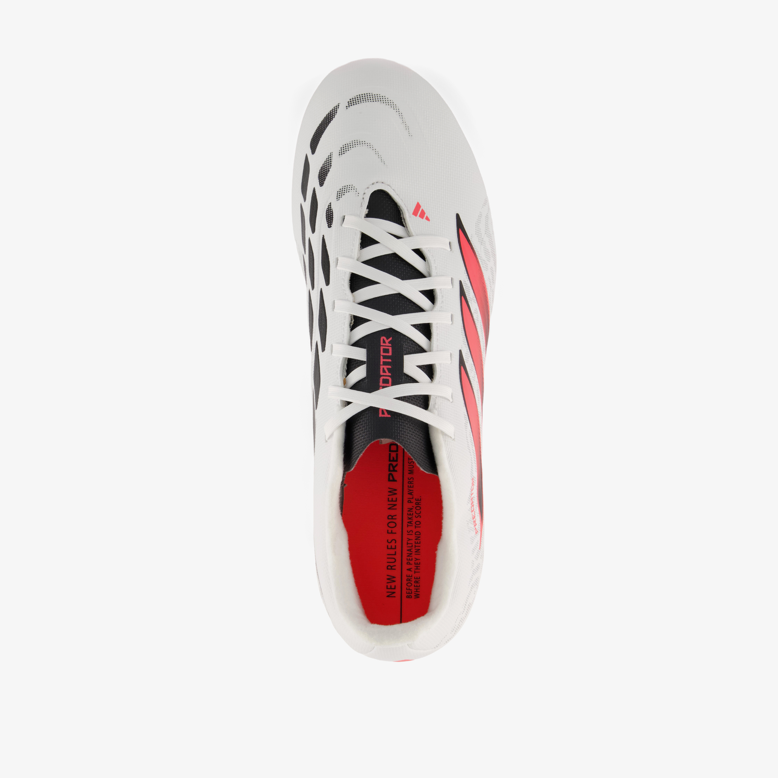 Adidas Predator Club MG heren voetbalschoenen wit rood, foto 5