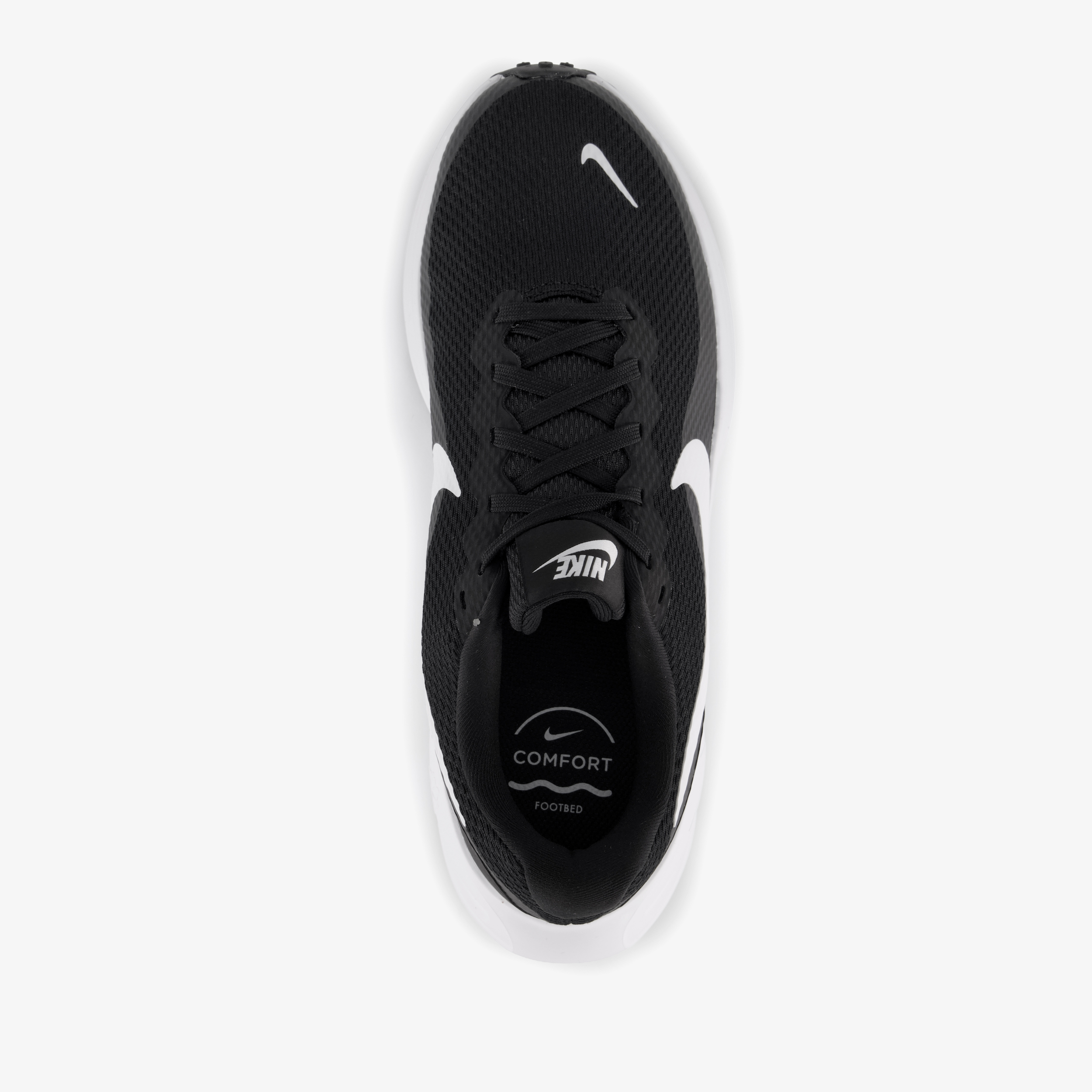 Nike Revolution 8 heren hardloopschoen zwart wit, foto 5