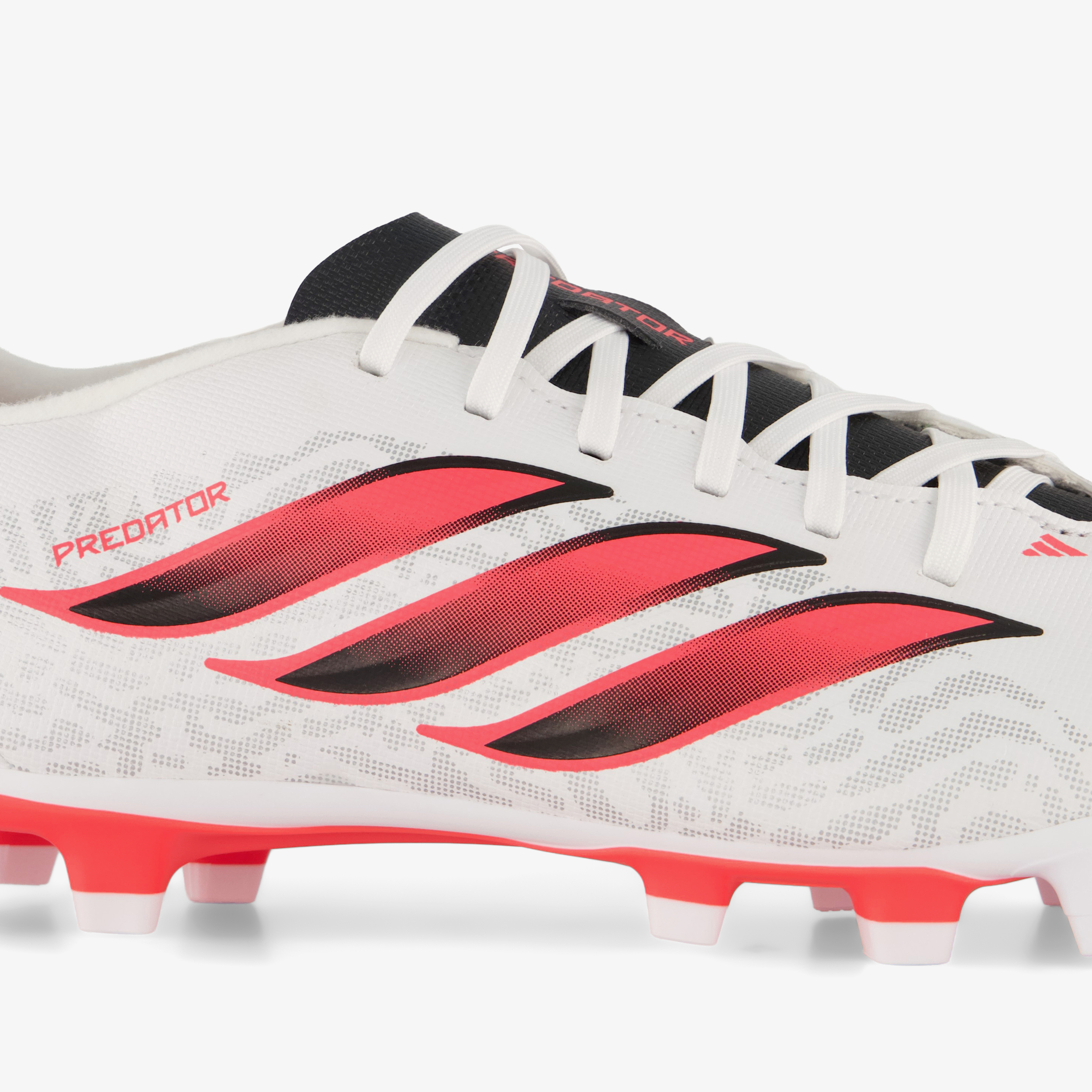 Adidas Predator Club MG heren voetbalschoenen wit rood, foto 2