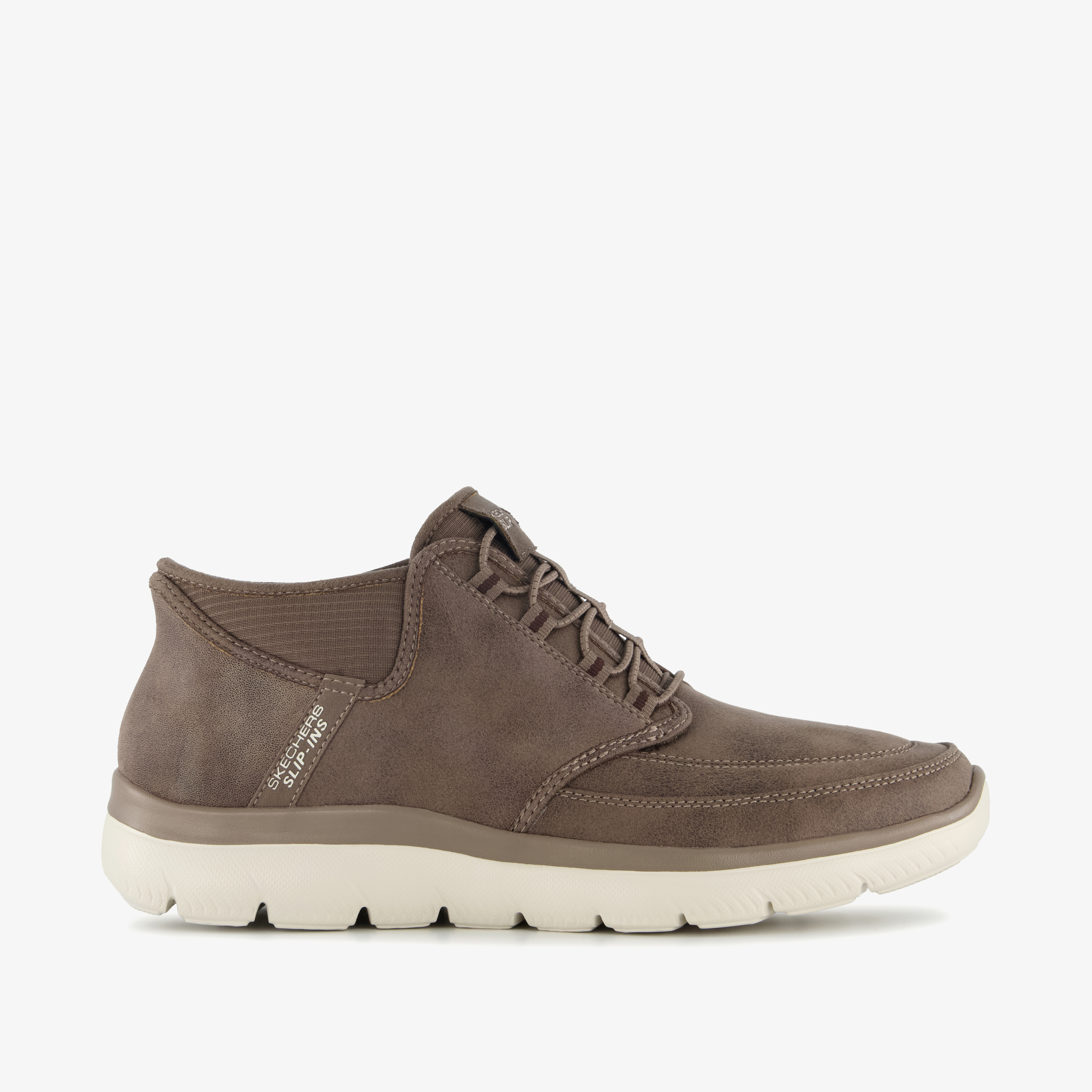 Skechers Slip-ins: Summits Siegul suède heren sneakers bruin, foto 6