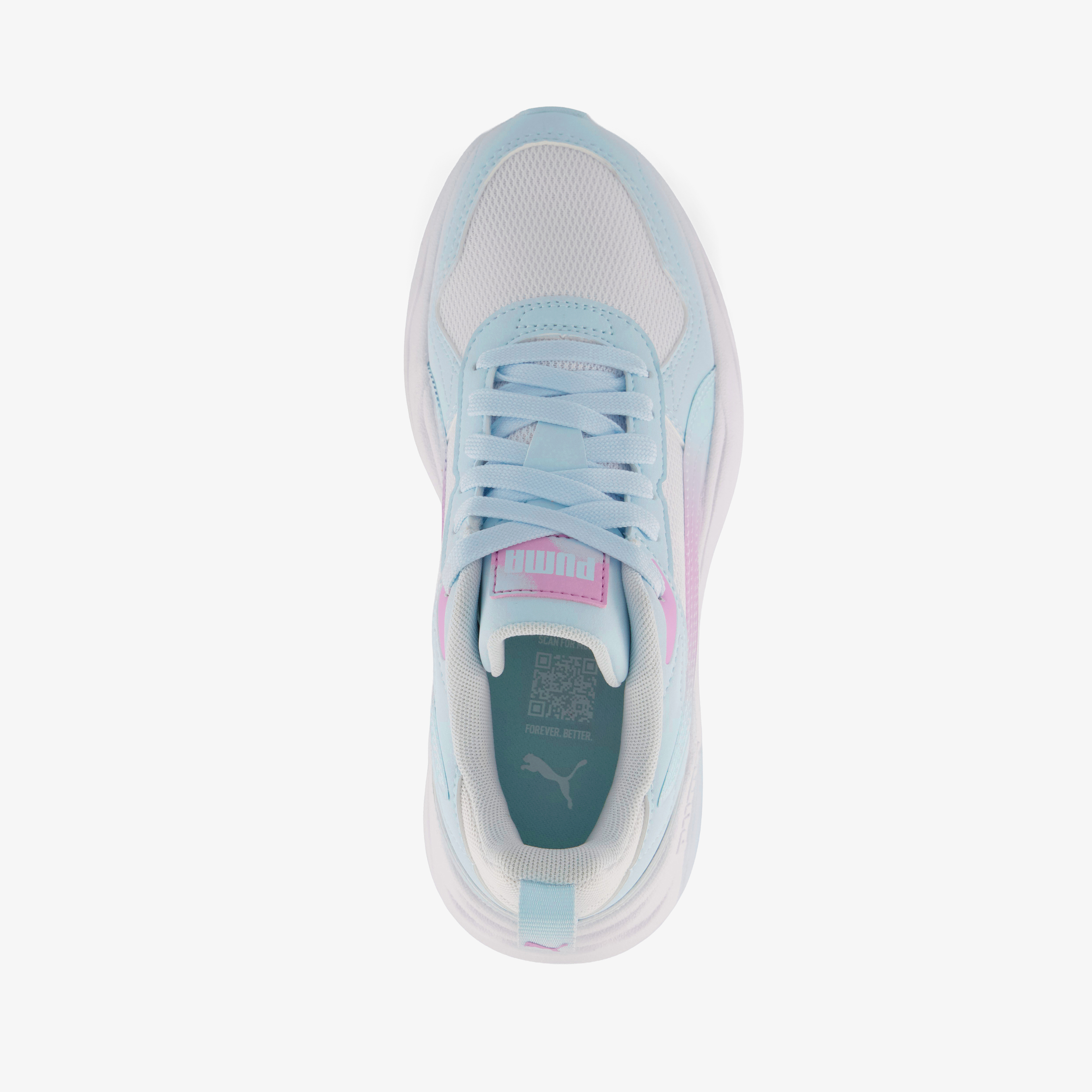Puma Trinity 2 LT Faded Glow JR. meisjes sneakers blauw, foto 8