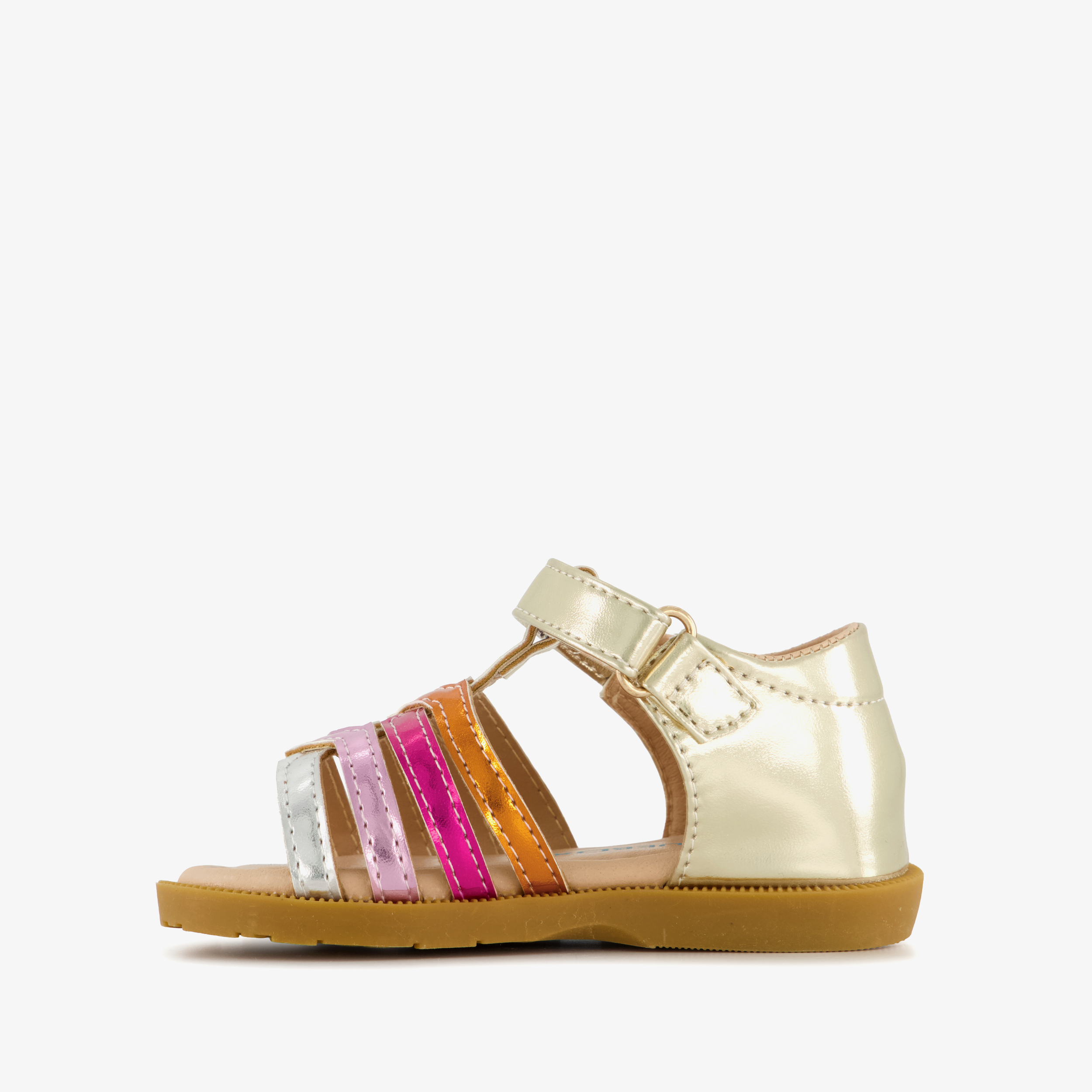 Blue Box meisjes sandalen metallic goud roze