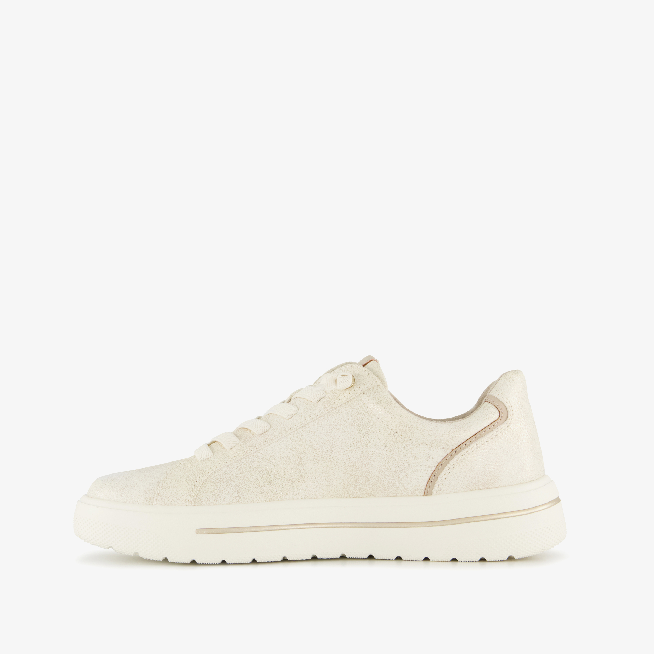 Softline dames sneakers met H leest beige