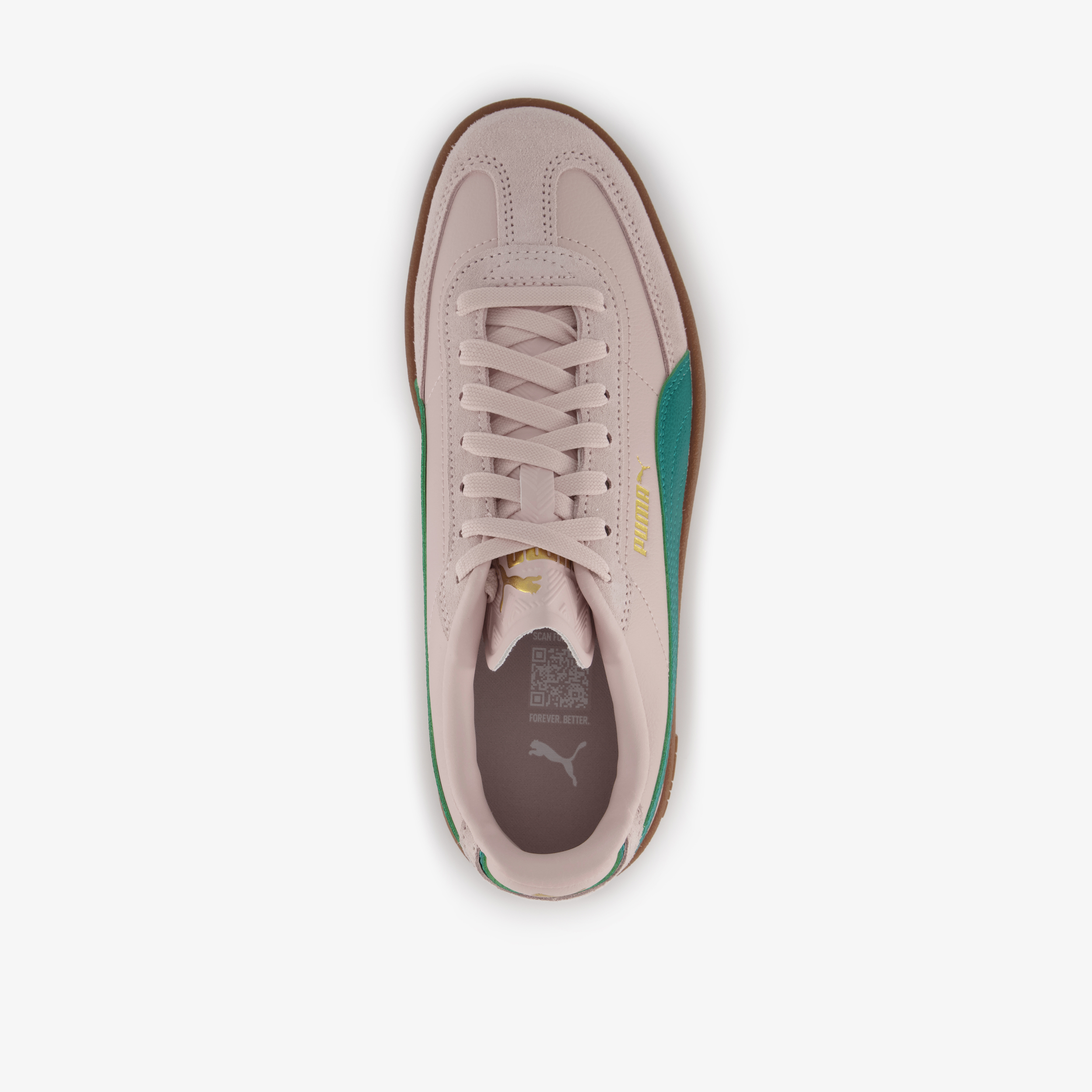 Puma Club II Era suède dames sneakers roze groen, foto 7