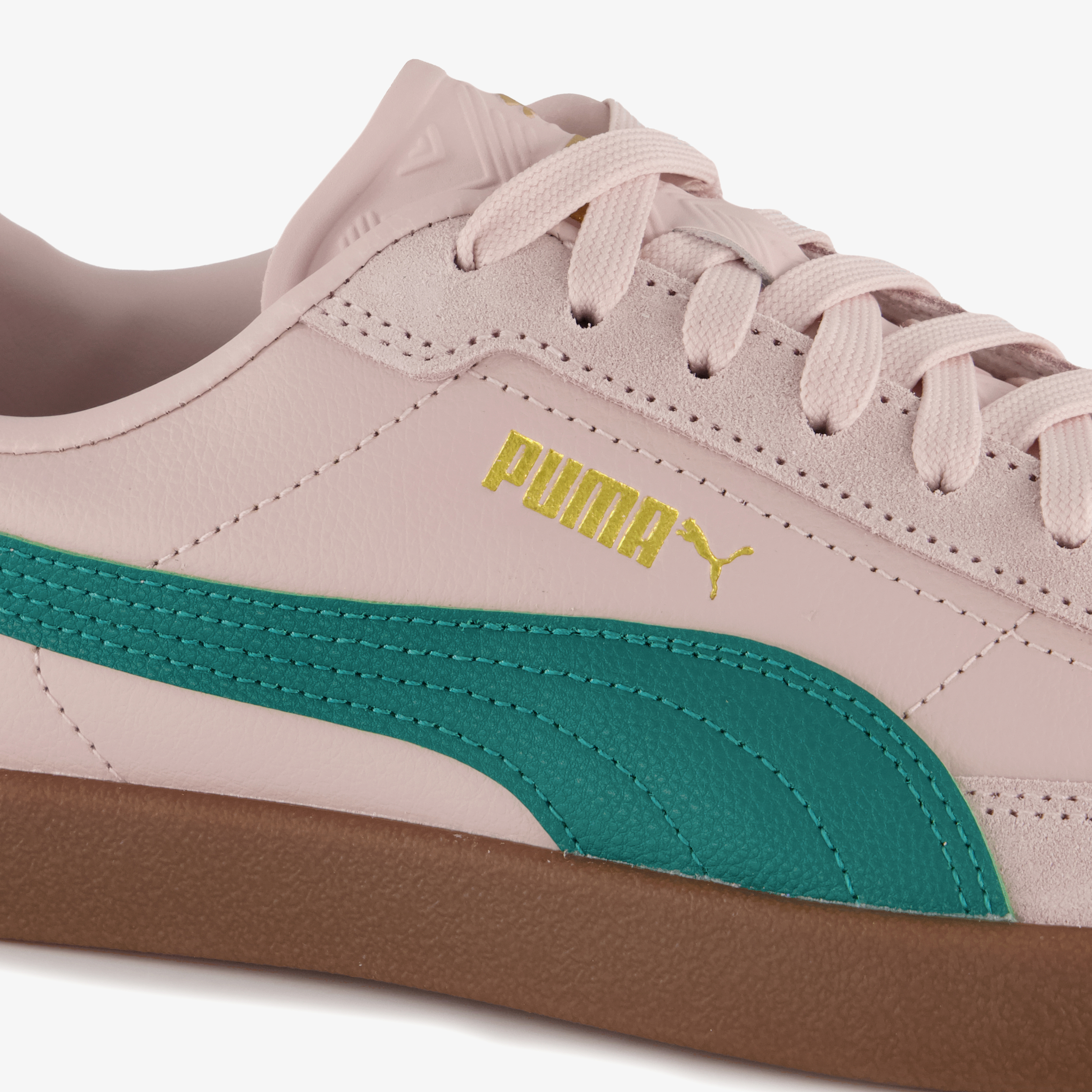 Puma Club II Era suède dames sneakers roze groen, foto 3